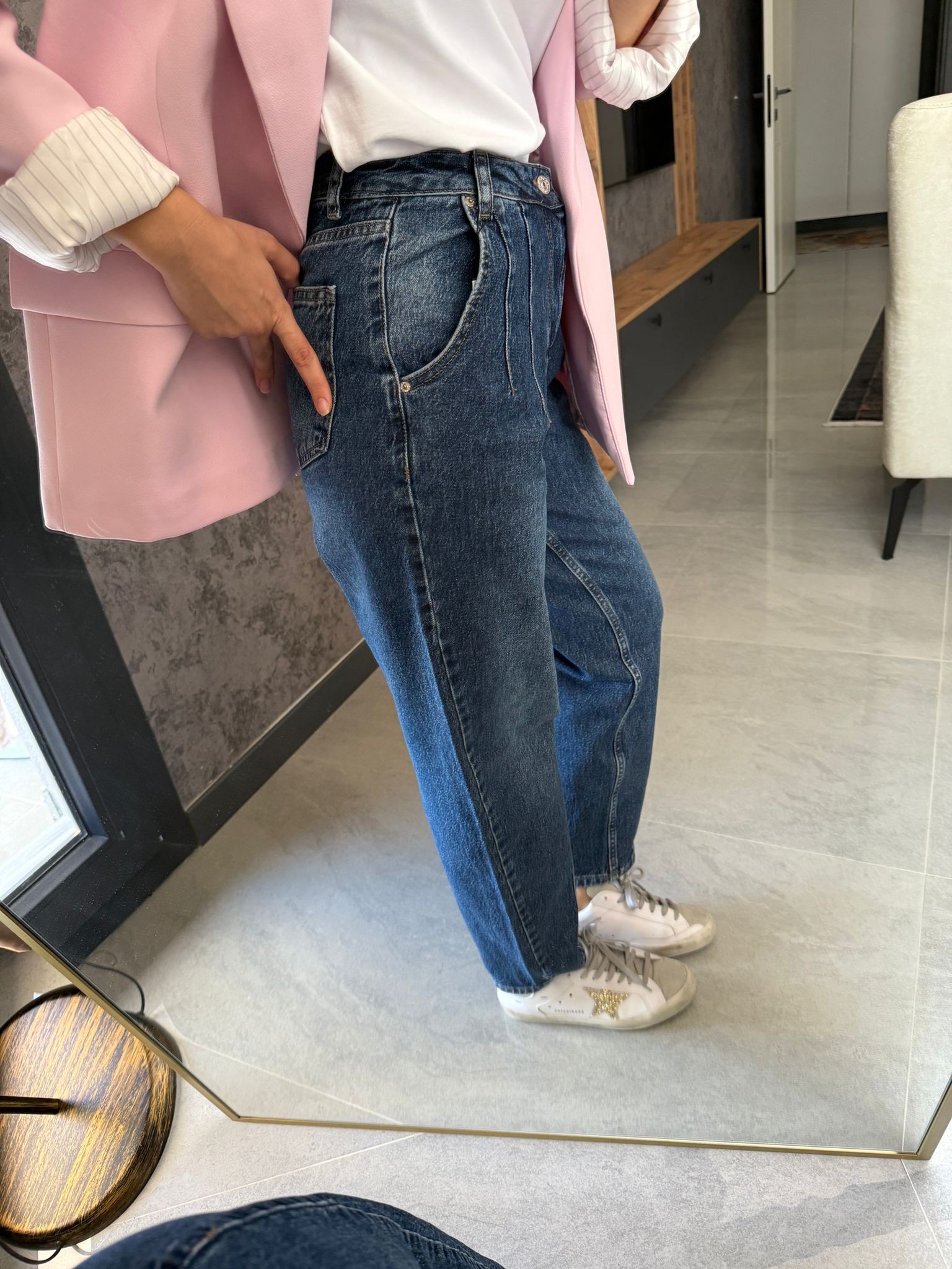 Özel Seri Mom Fİt Jean 