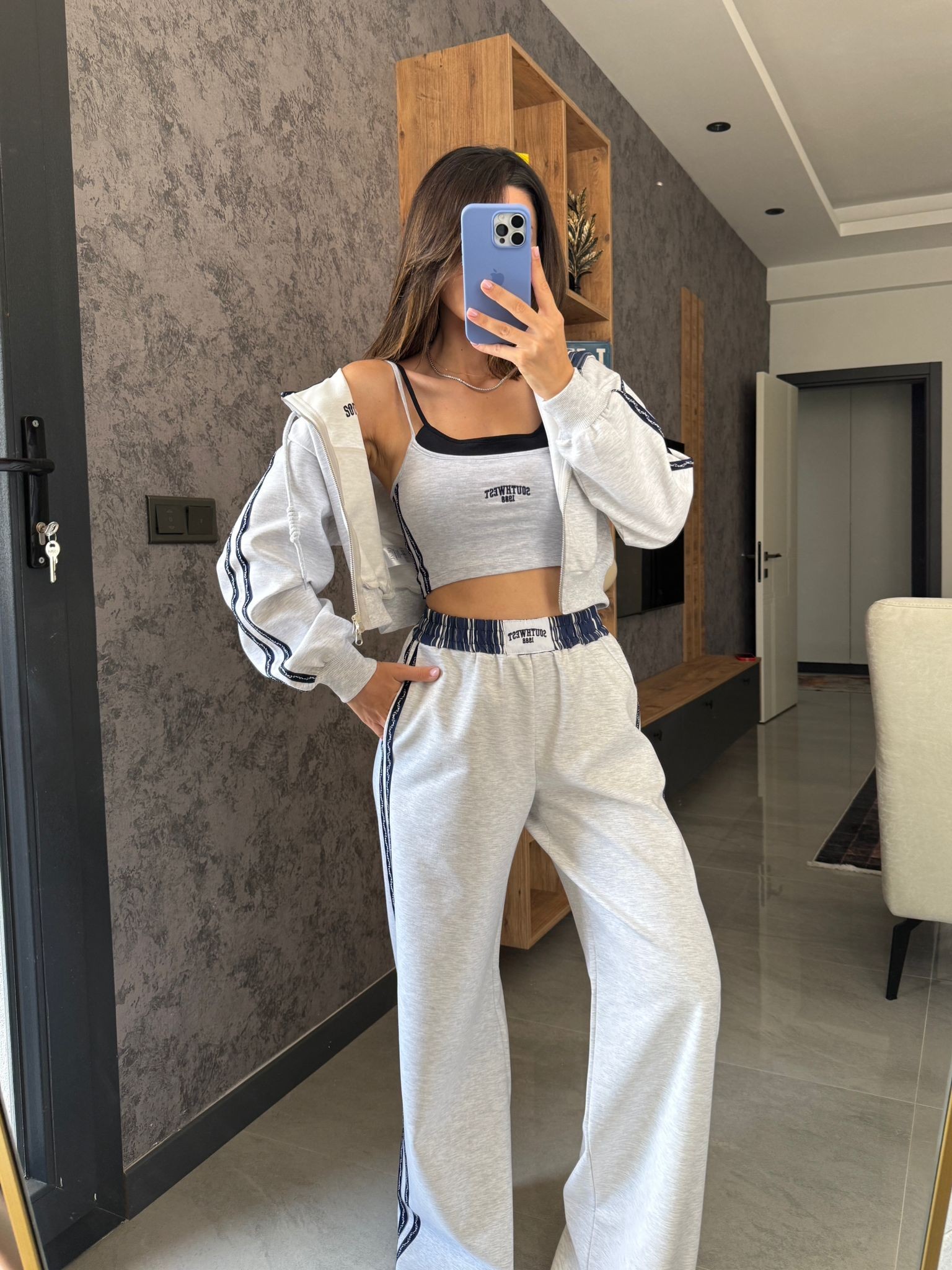 Tasarım Eşofman 3'lü Set 