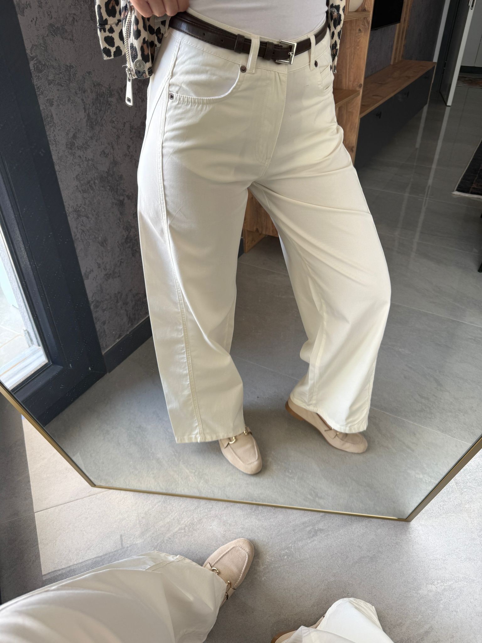 Premium Kalite Düz Kesim YükseK Bel Pantolon