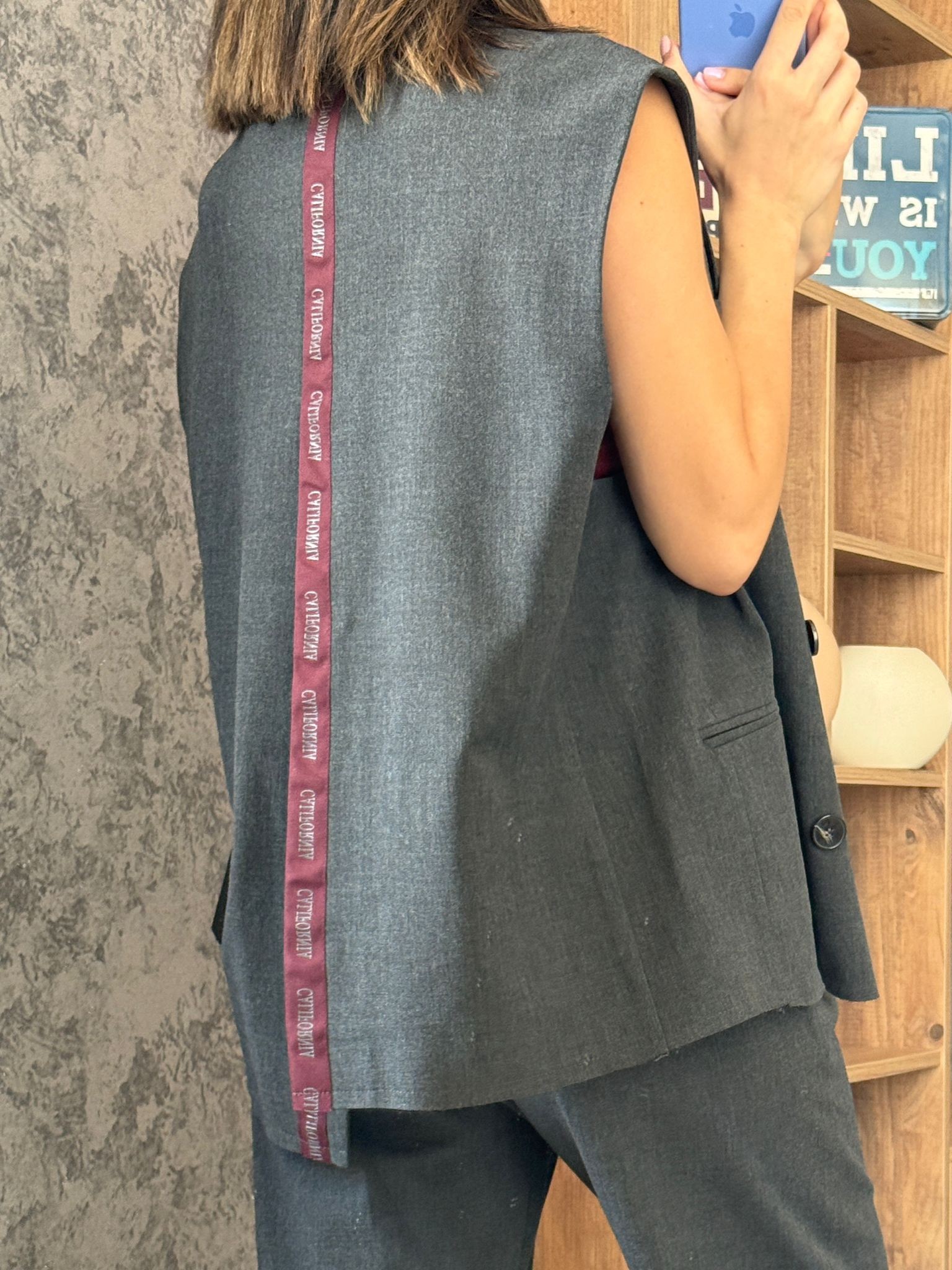 Oversize Yelekli Tasarım Takım