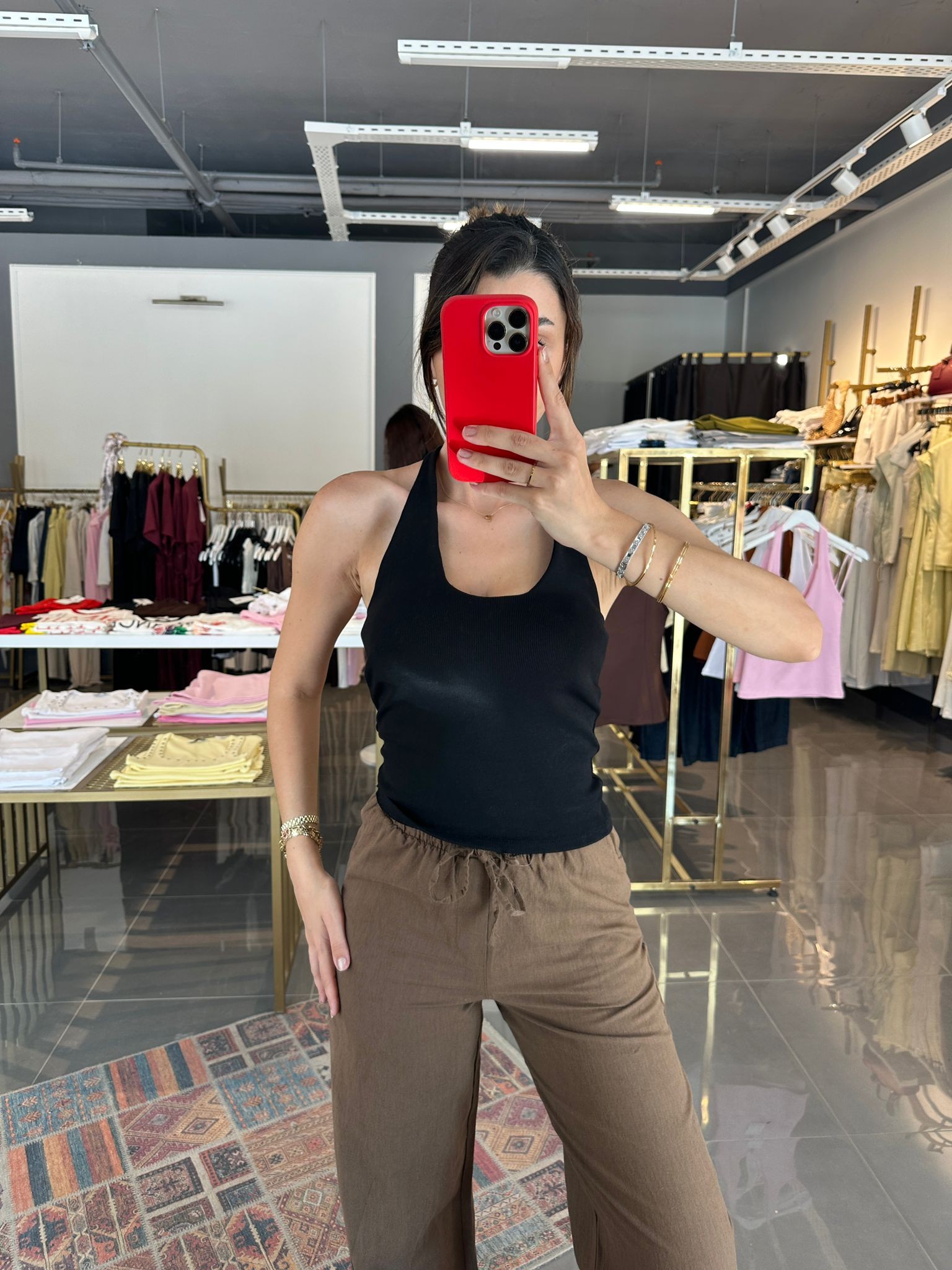 Halter Yaka Fİtilli Top