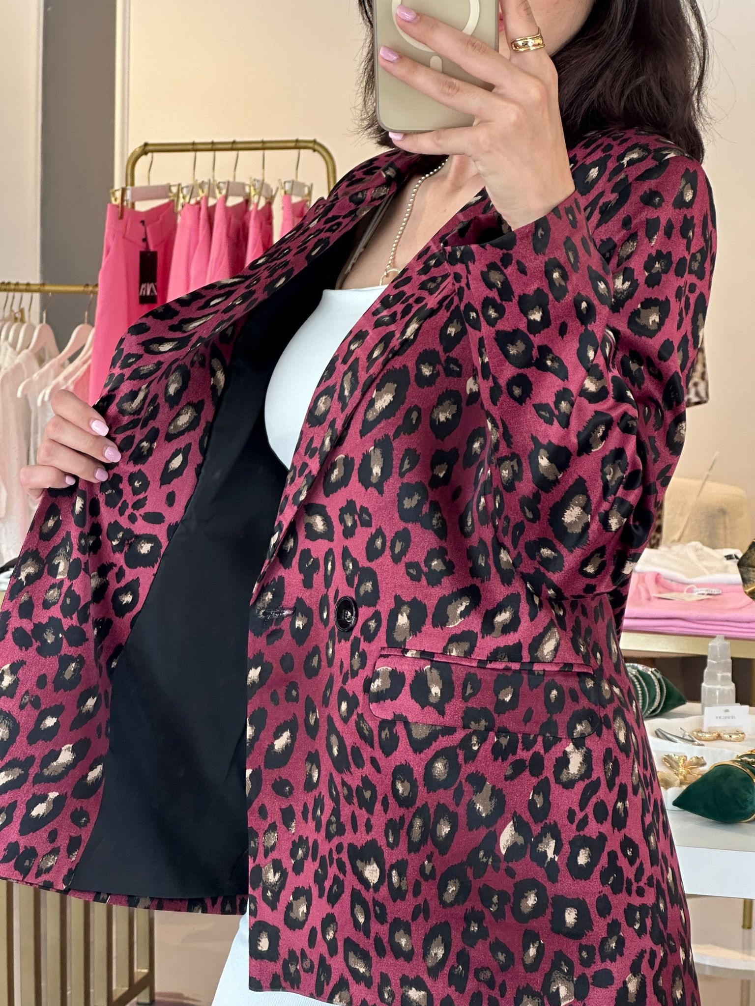 Özel Tasarım Saten Blazer