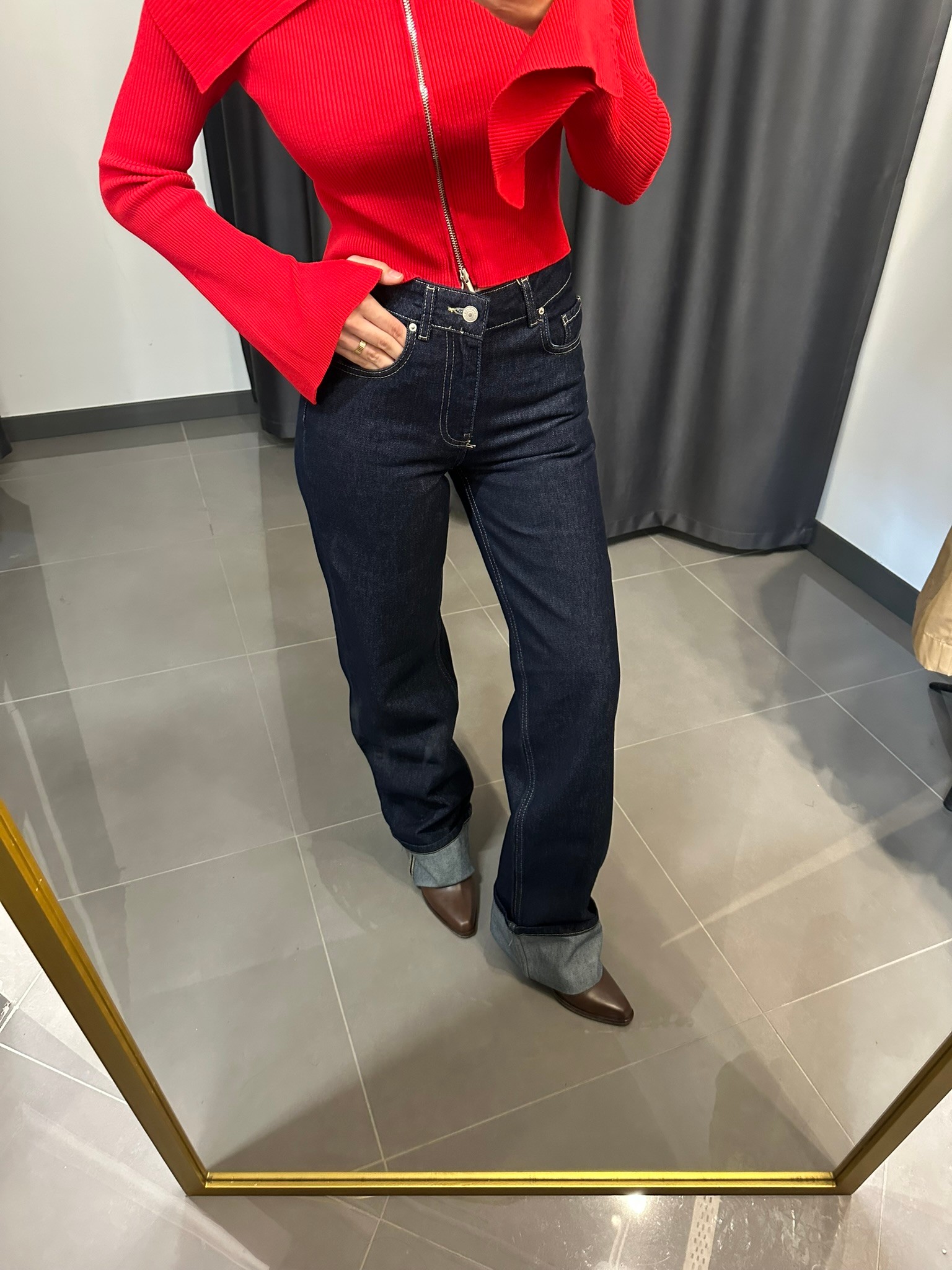 Premium Seri Paça Katlı Jean