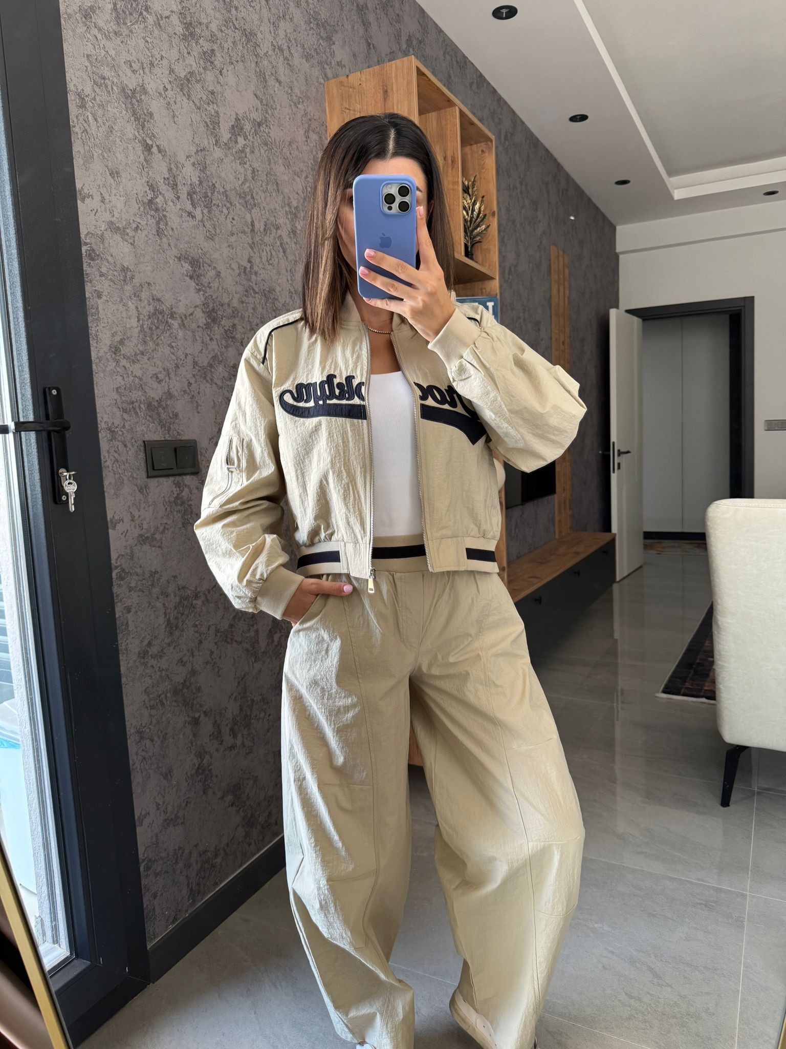 Paraşüt Bomber Pantolon Takım 