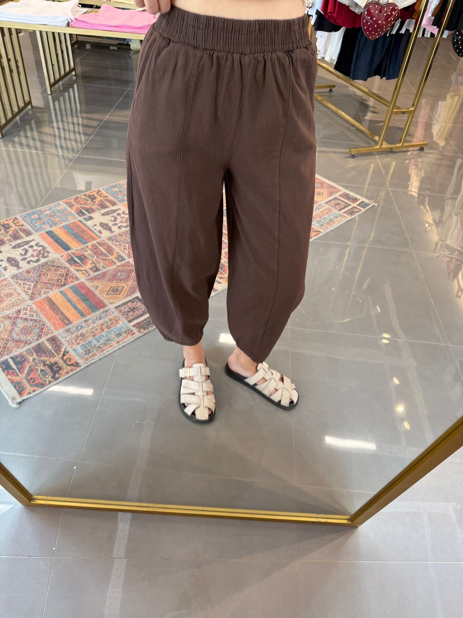 Gabardin Şalvar Pantolon