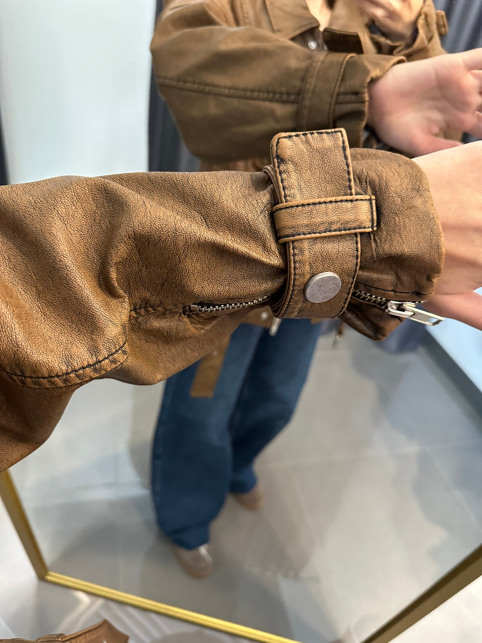 Premium Yumuşak Deri Retro Ceket