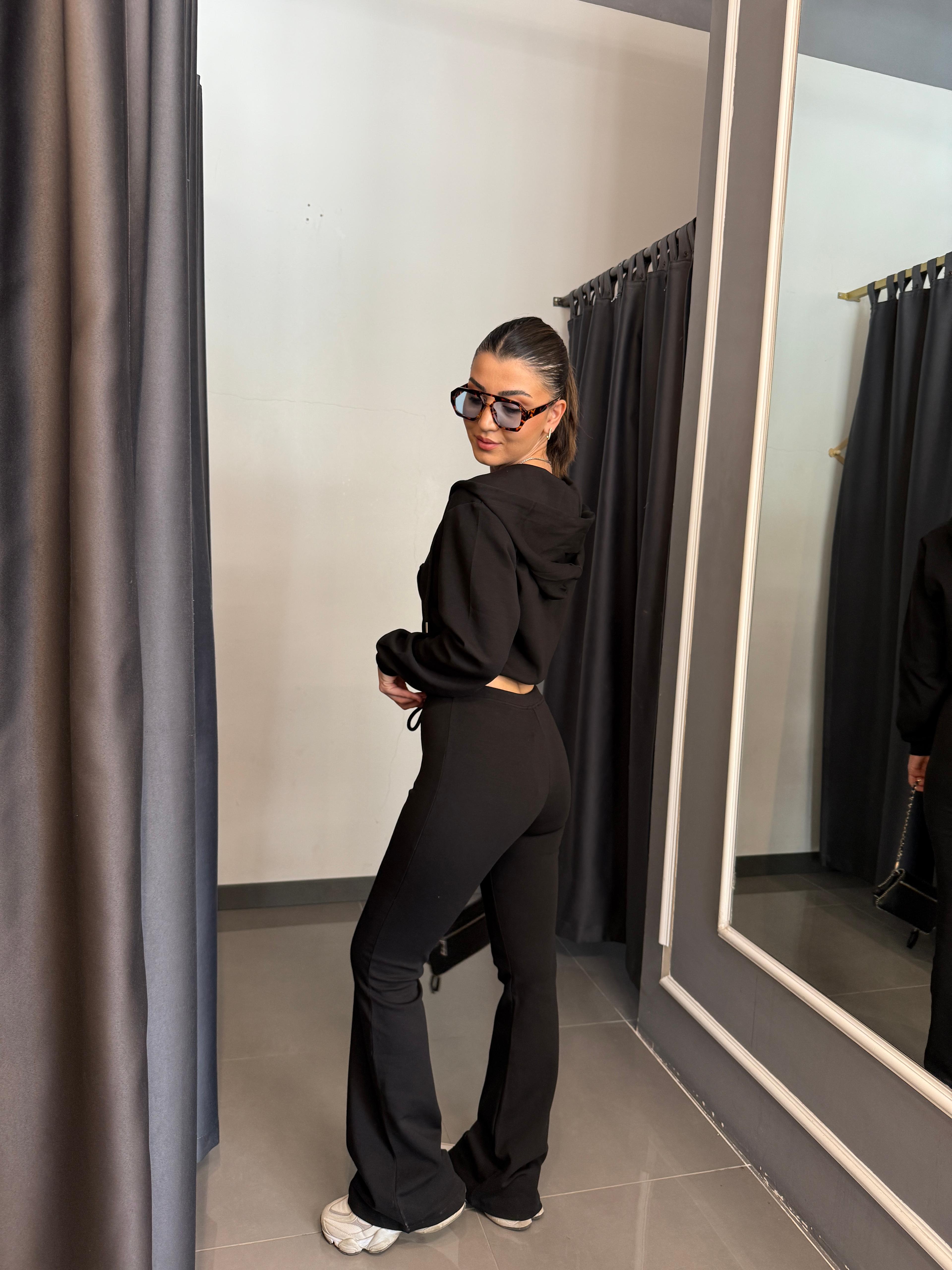 Crop  Sweats Takım 