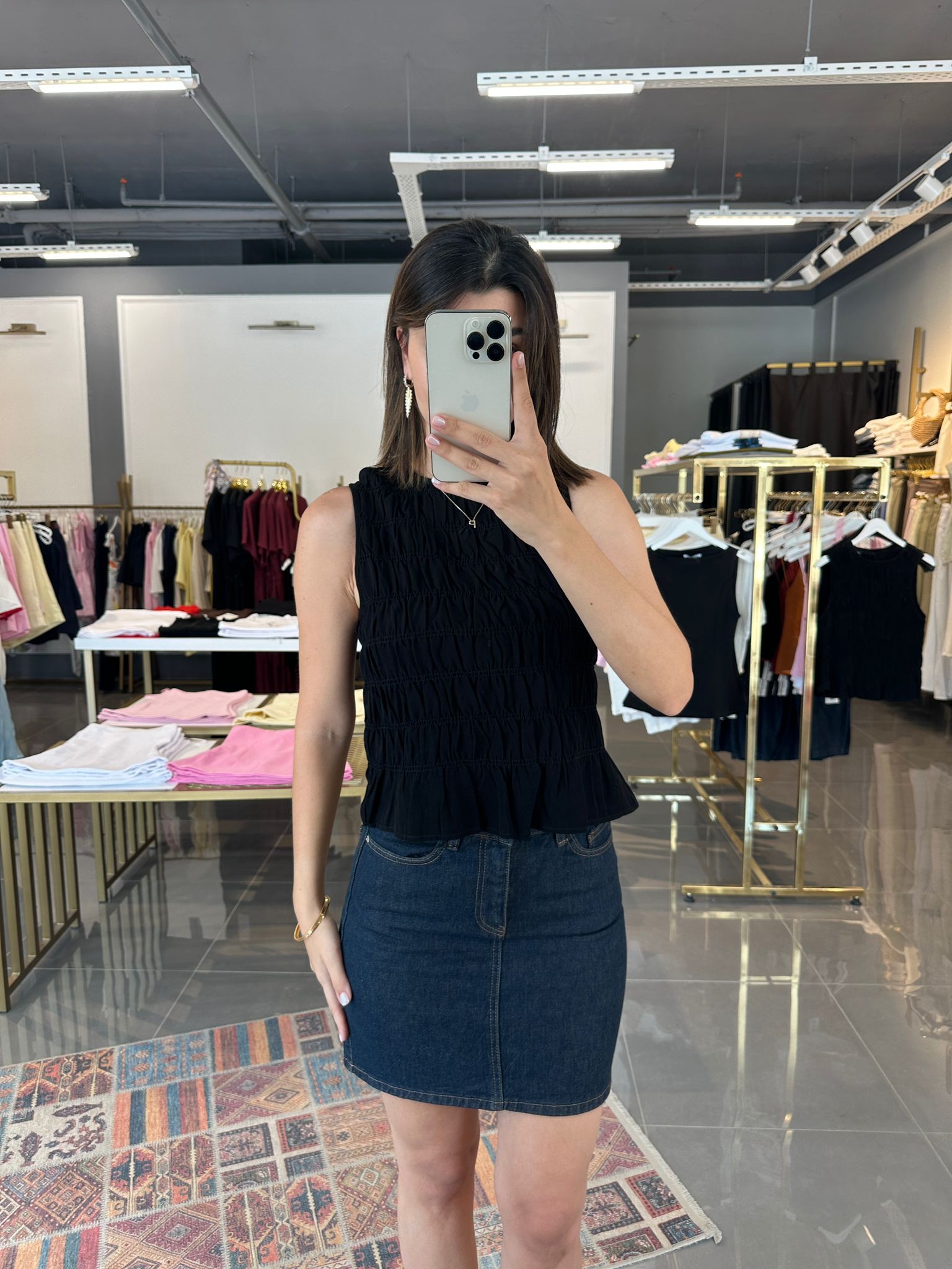 Kolsuz Crop Bluz 
