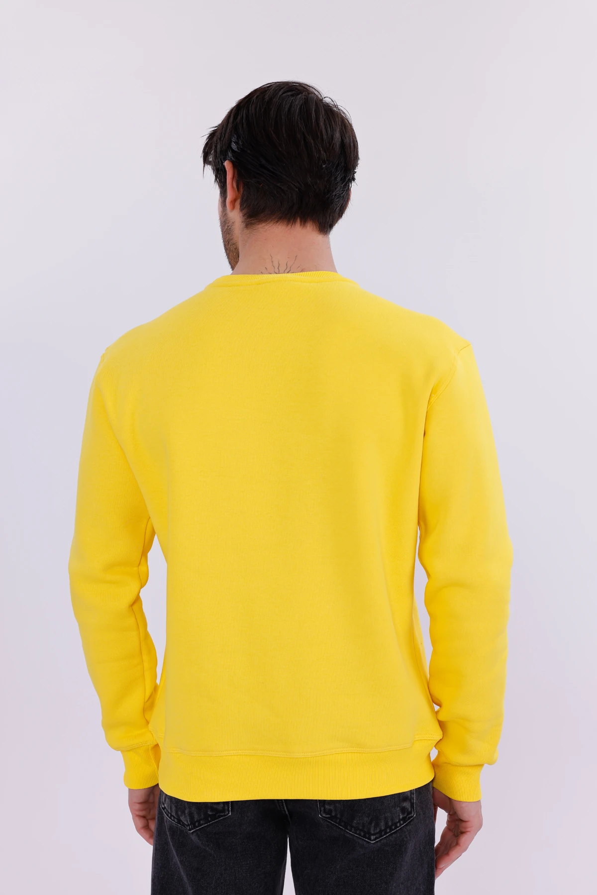 Erkek Nova-Sarı (Sweatshirt)