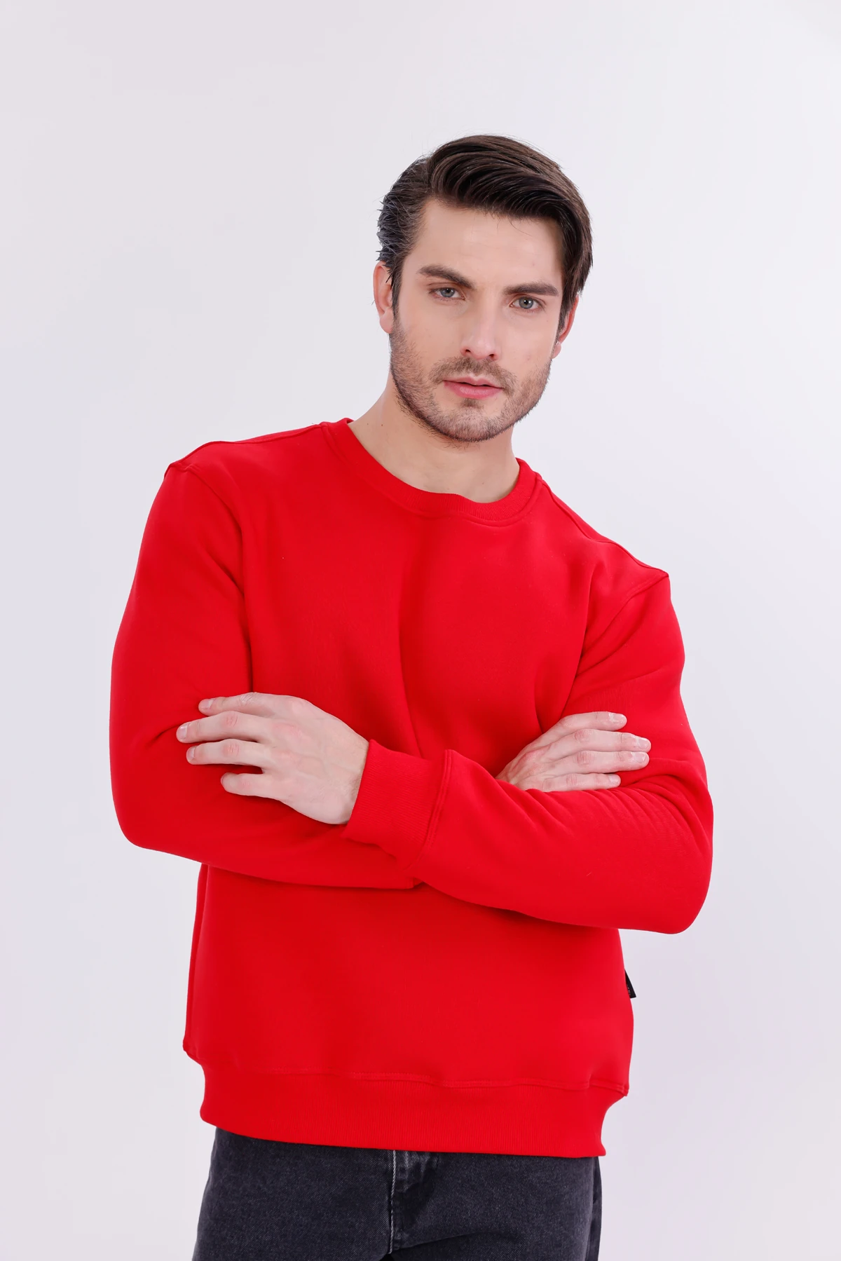 Erkek Nova-Kırmızı (Sweatshirt)