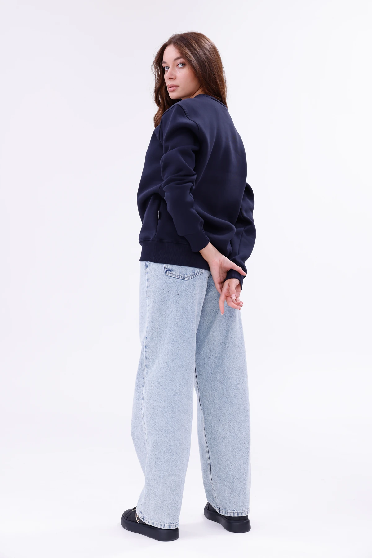 Kadın Nova-Lacivert (Sweatshirt)