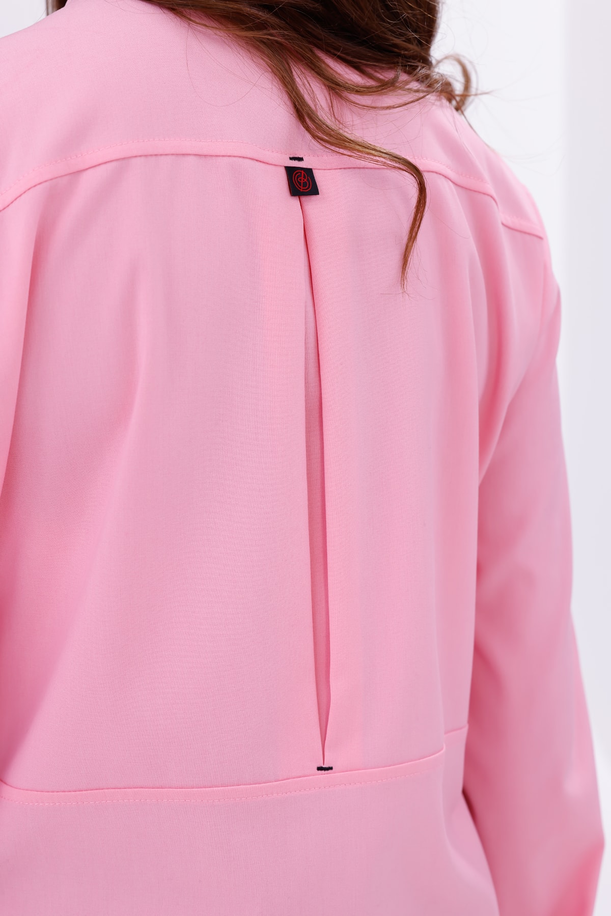 Kadın Apollon Pembe (Şef-Ceketi & Uzun-Kol) Likralı