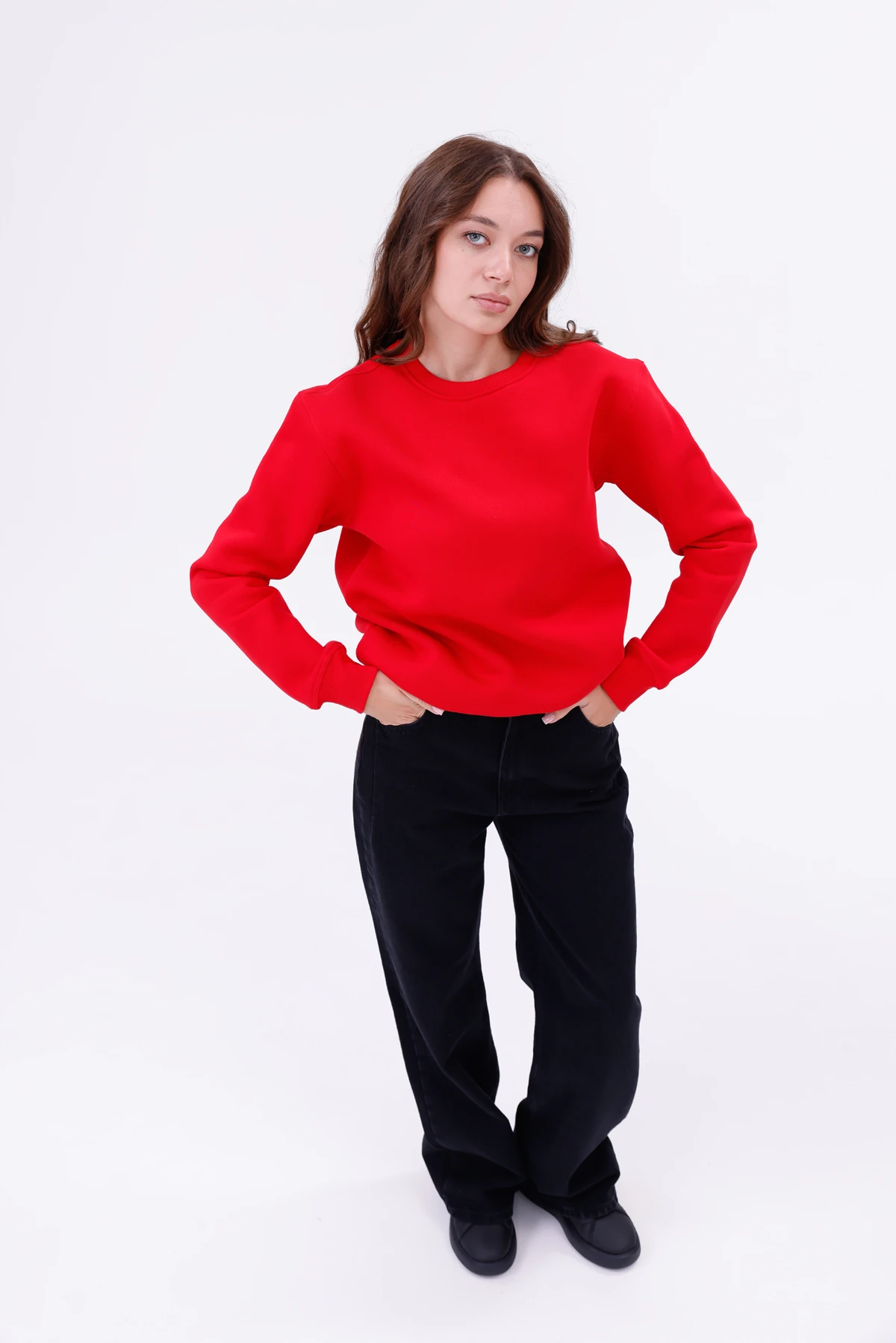 Kadın Nova-Kırmızı (Sweatshirt)