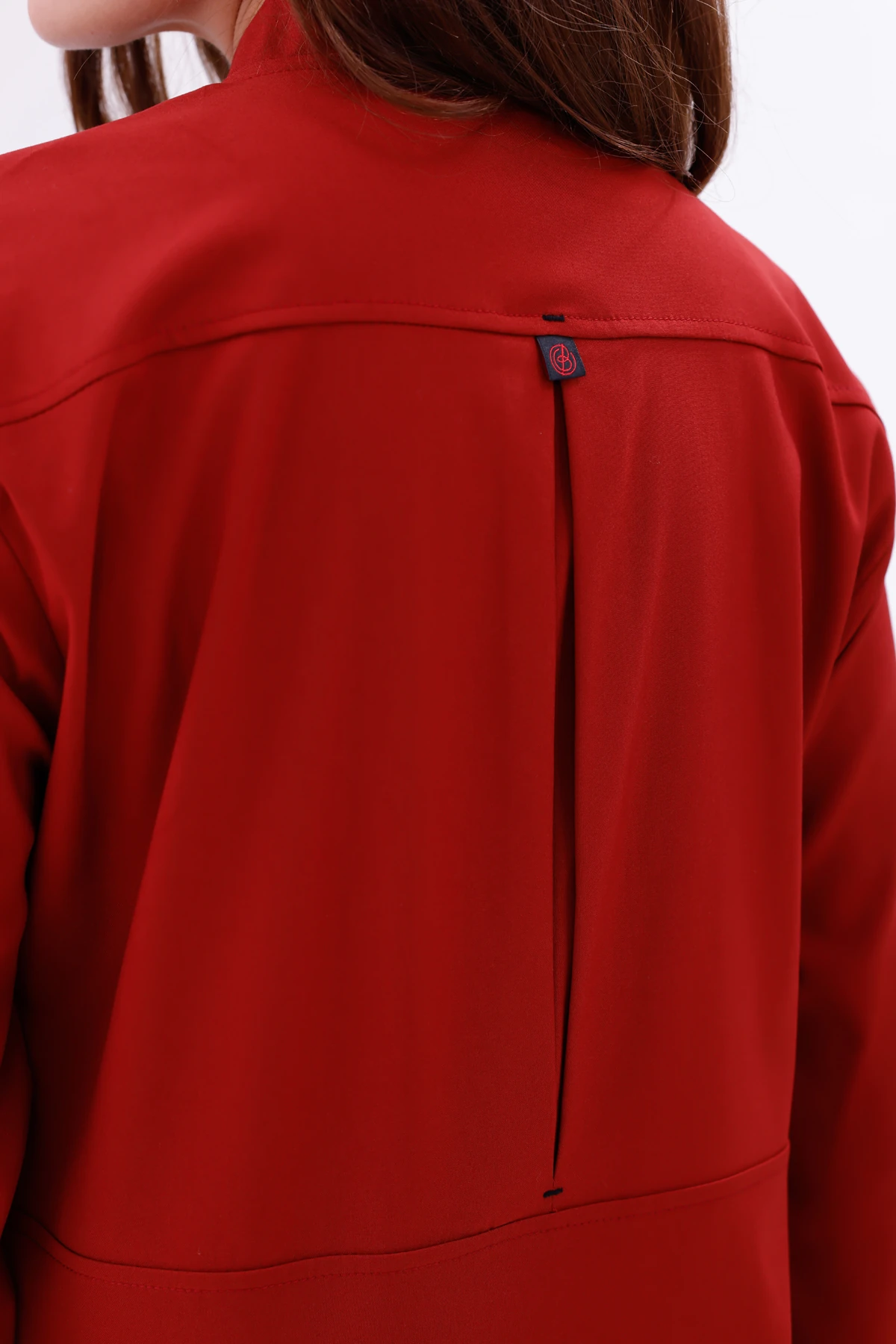 Kadın Apollon Kiremit (Şef-Ceketi & Uzun-Kol) Likralı