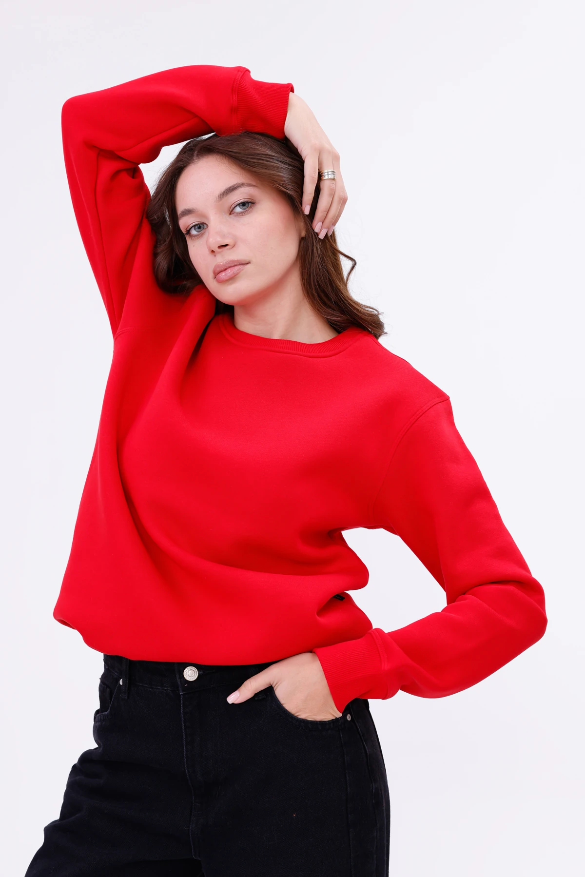 Kadın Nova-Kırmızı (Sweatshirt)