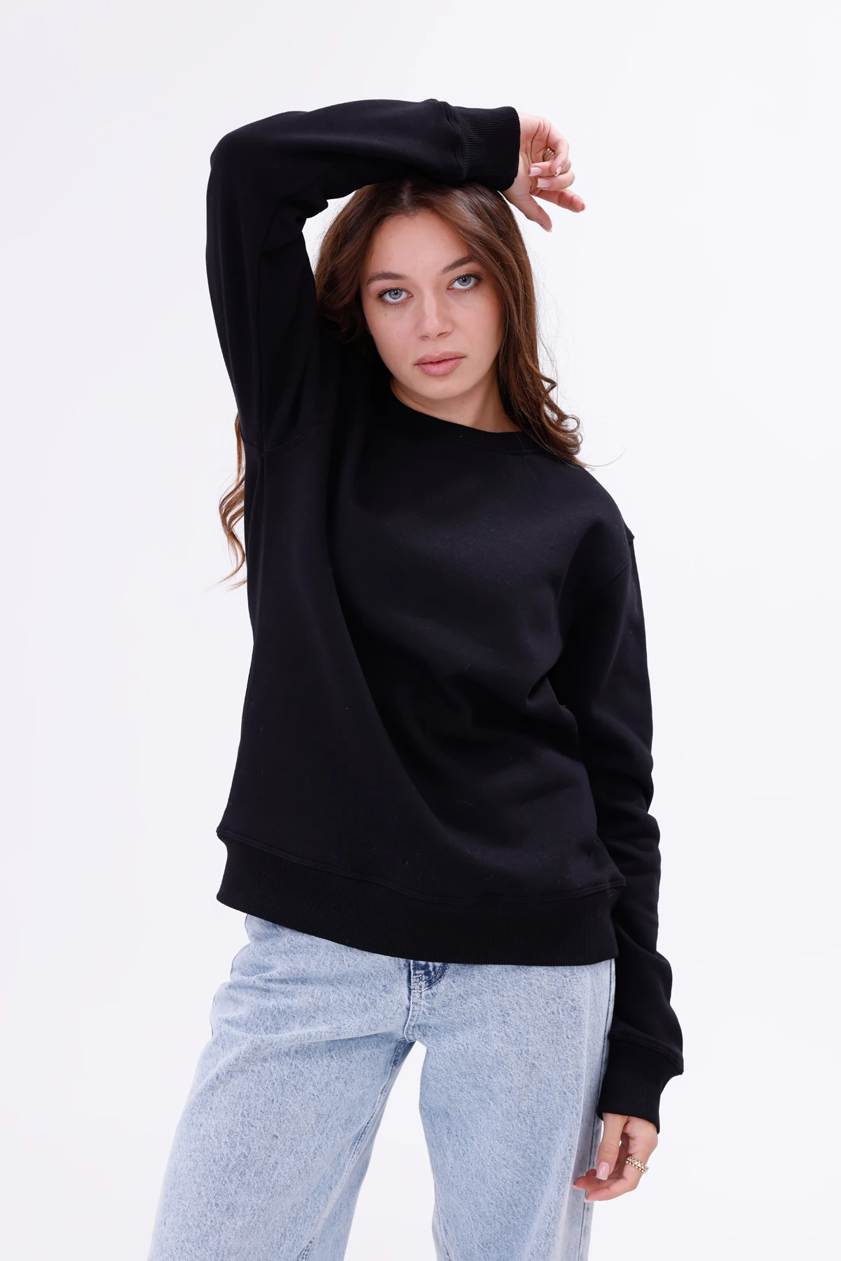 Kadın Nova-Siyah (Sweatshirt)