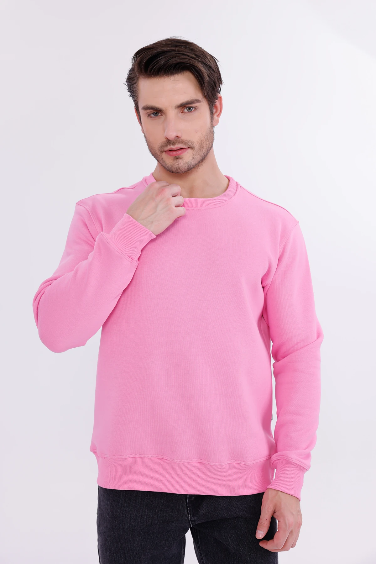 Erkek Nova-Pembe (Sweatshirt)