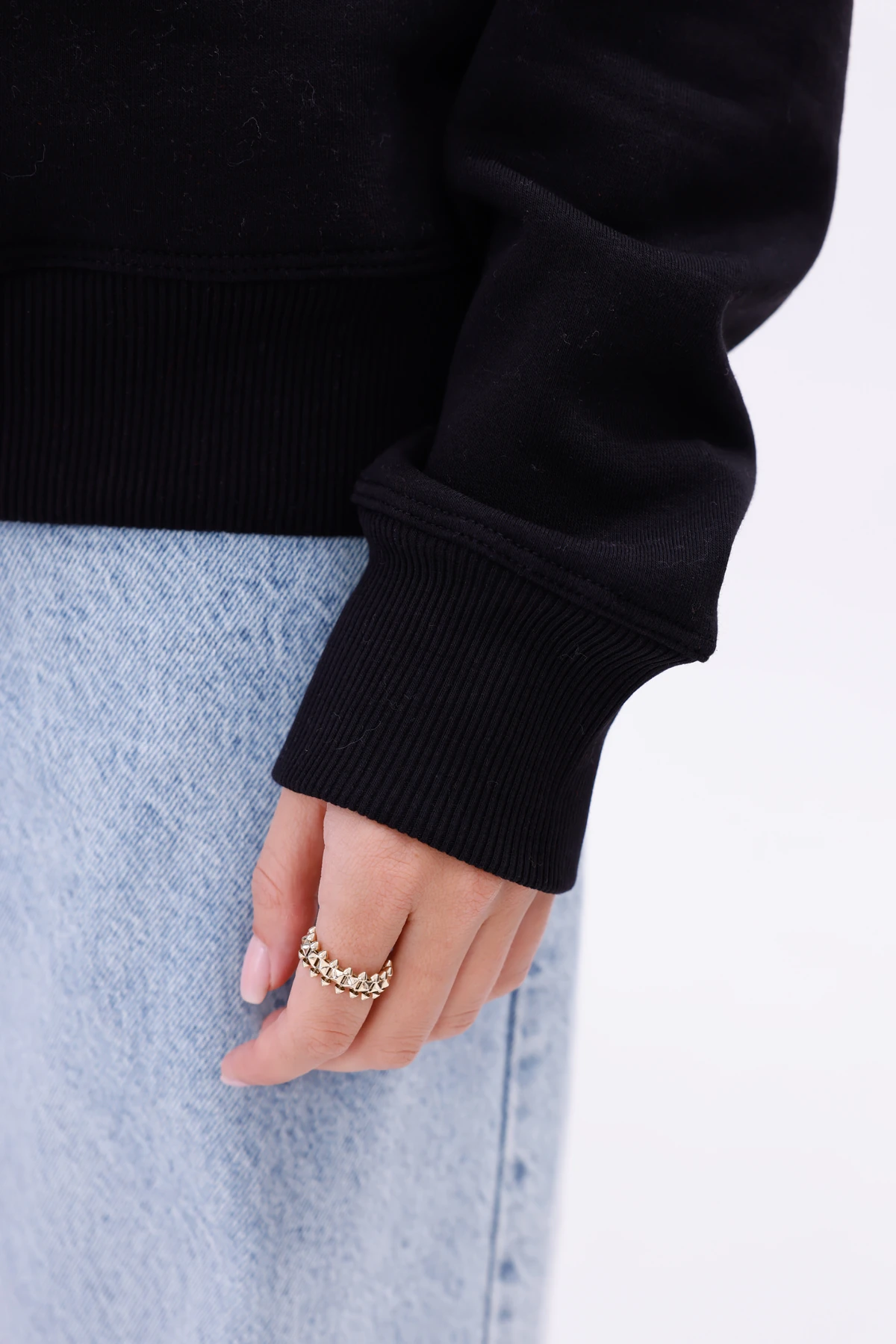 Kadın Nova-Siyah (Sweatshirt)