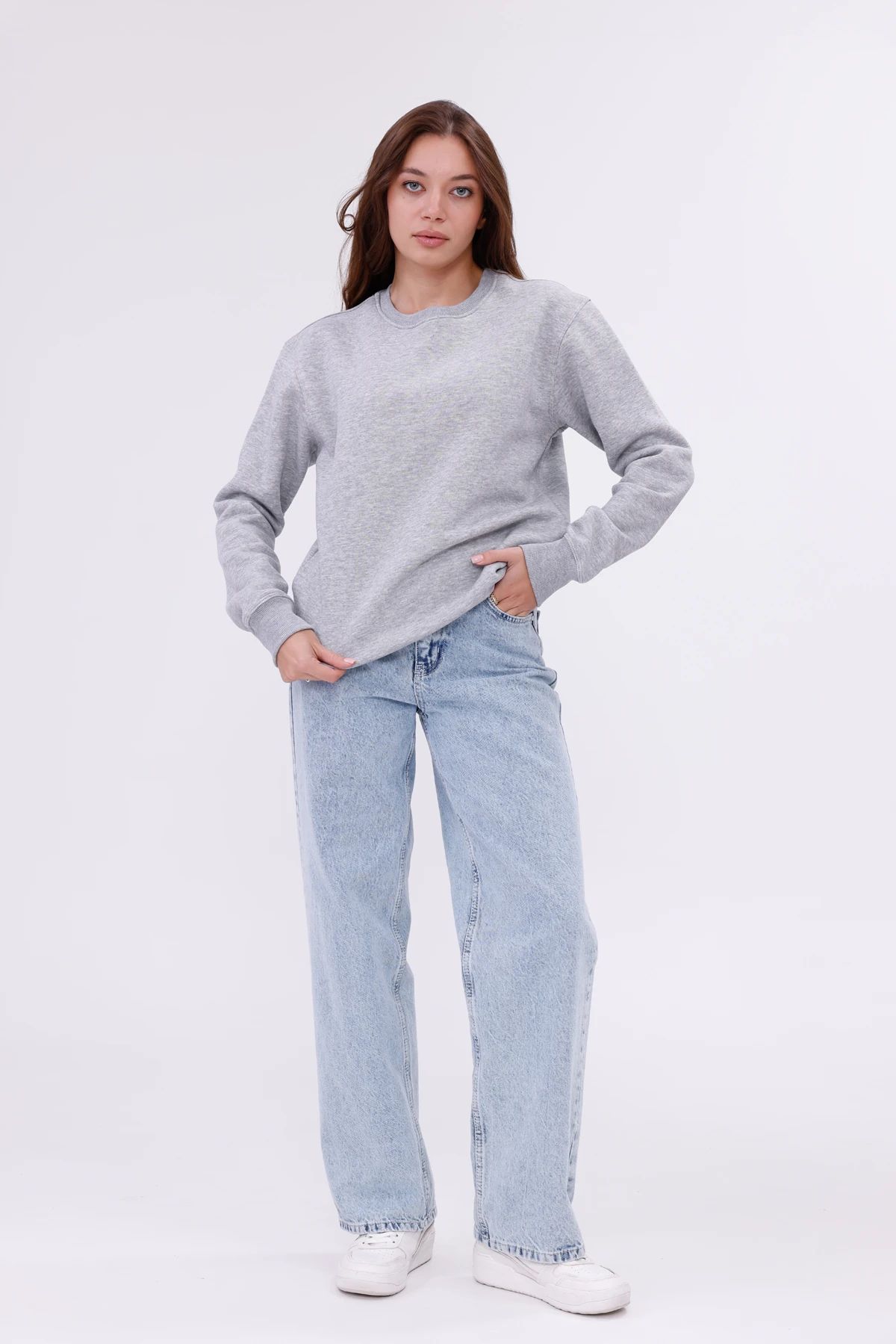 Kadın Nova-Gri (Sweatshirt)