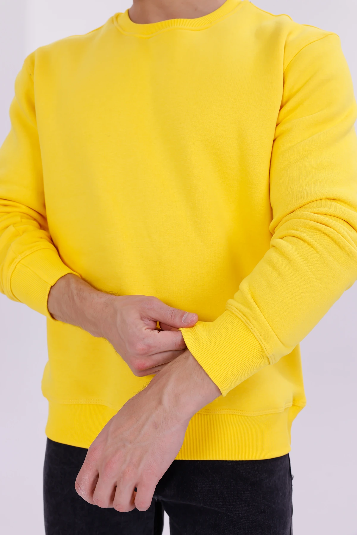 Erkek Nova-Sarı (Sweatshirt)