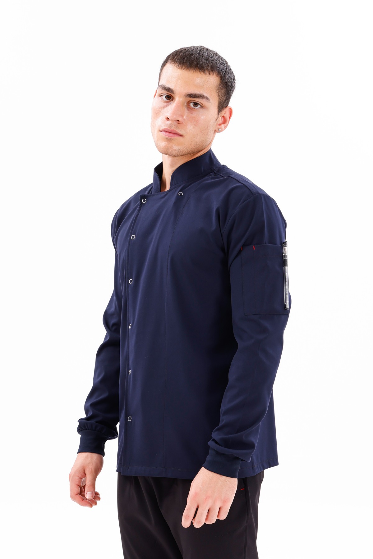 Erkek Apollon Lacivert (Chef-Ceketi)