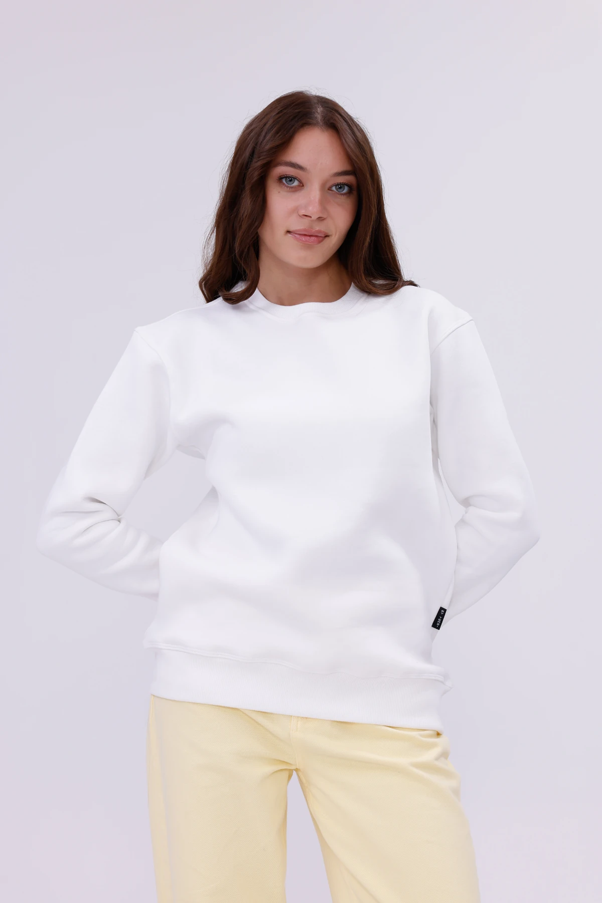 Kadın Nova-Beyaz (Sweatshirt)