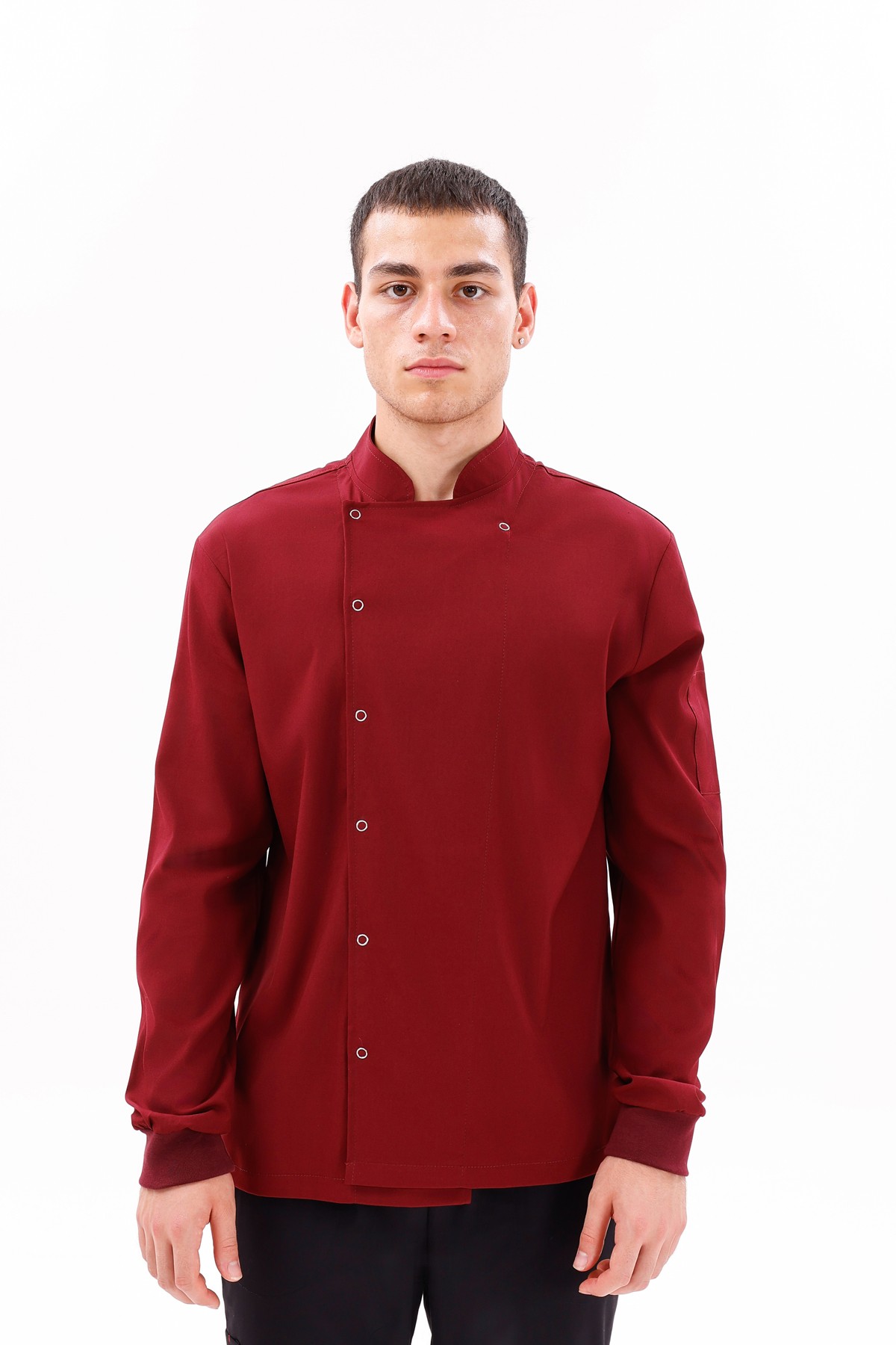 Erkek Apollon Bordo (Chef-Ceketi)