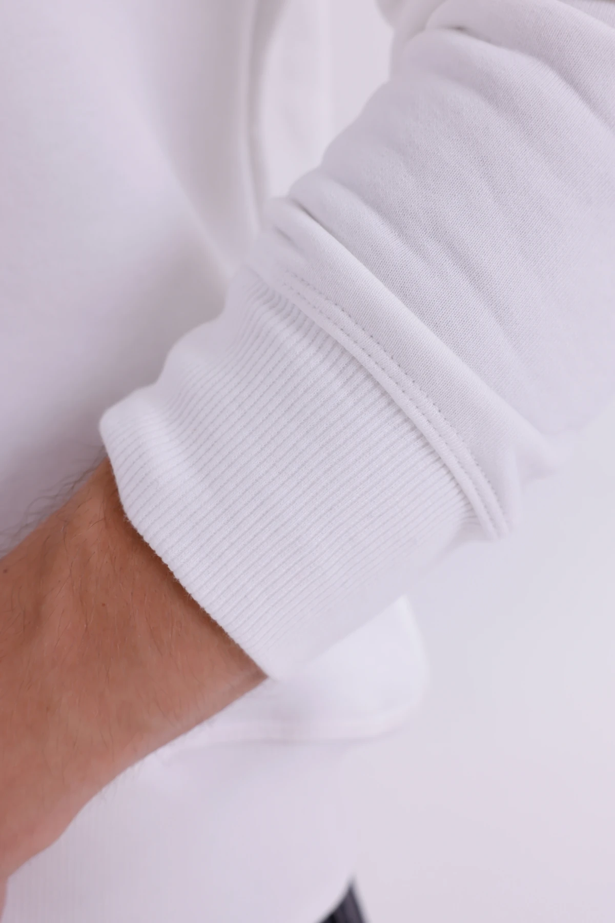 Erkek Nova-Beyaz (Sweatshirt)