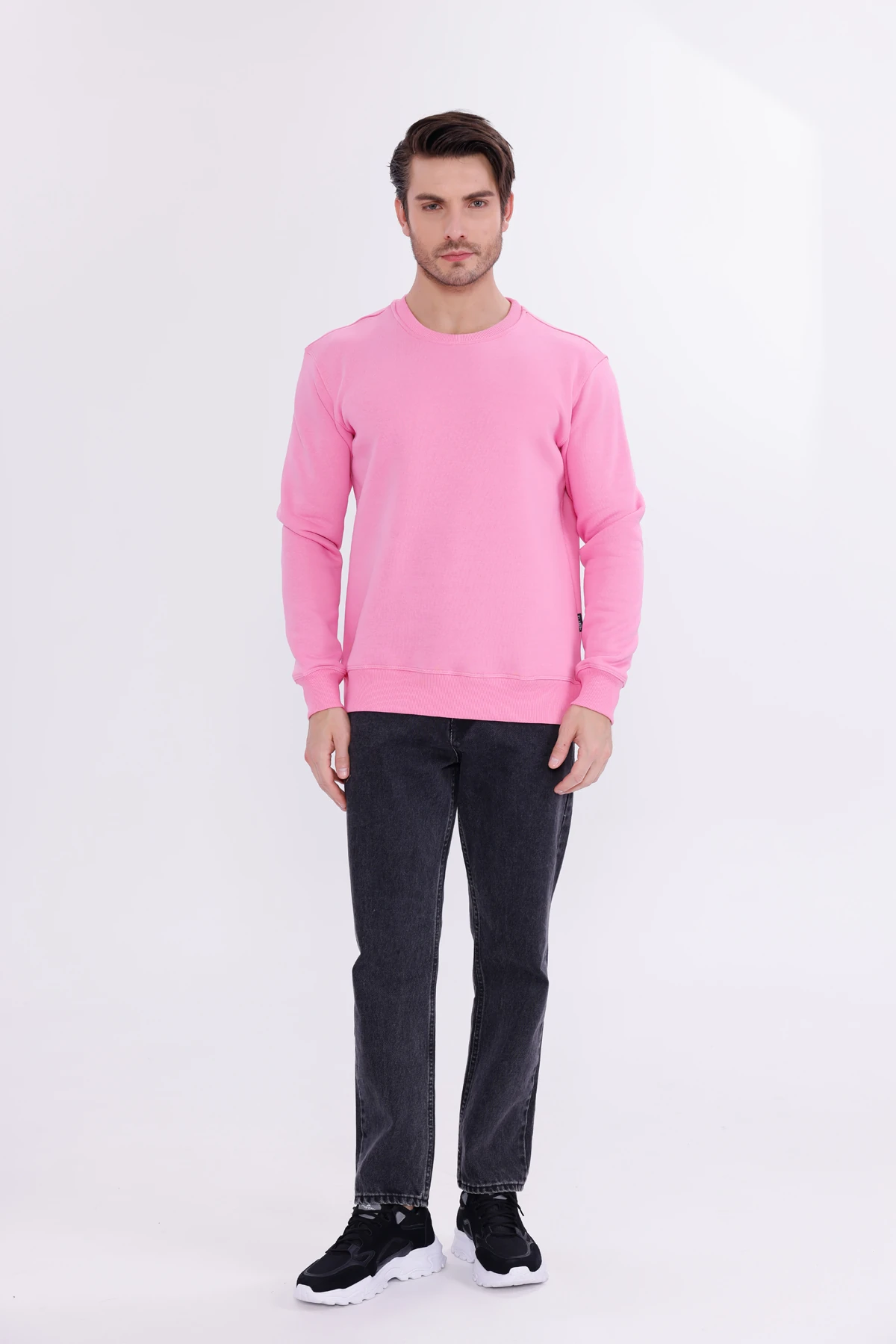 Erkek Nova-Pembe (Sweatshirt)