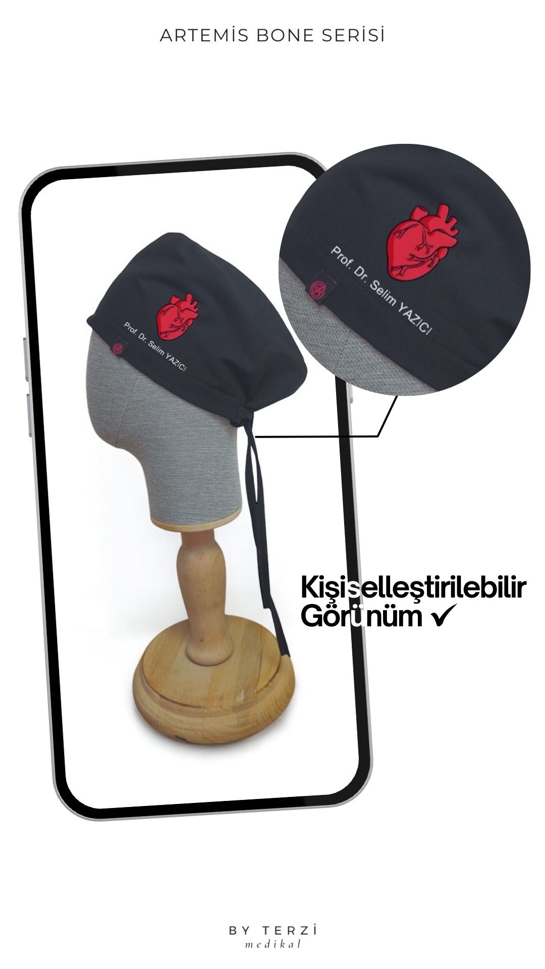 Unisex Artemis Haki (Likralı-Orta Boy) Bone