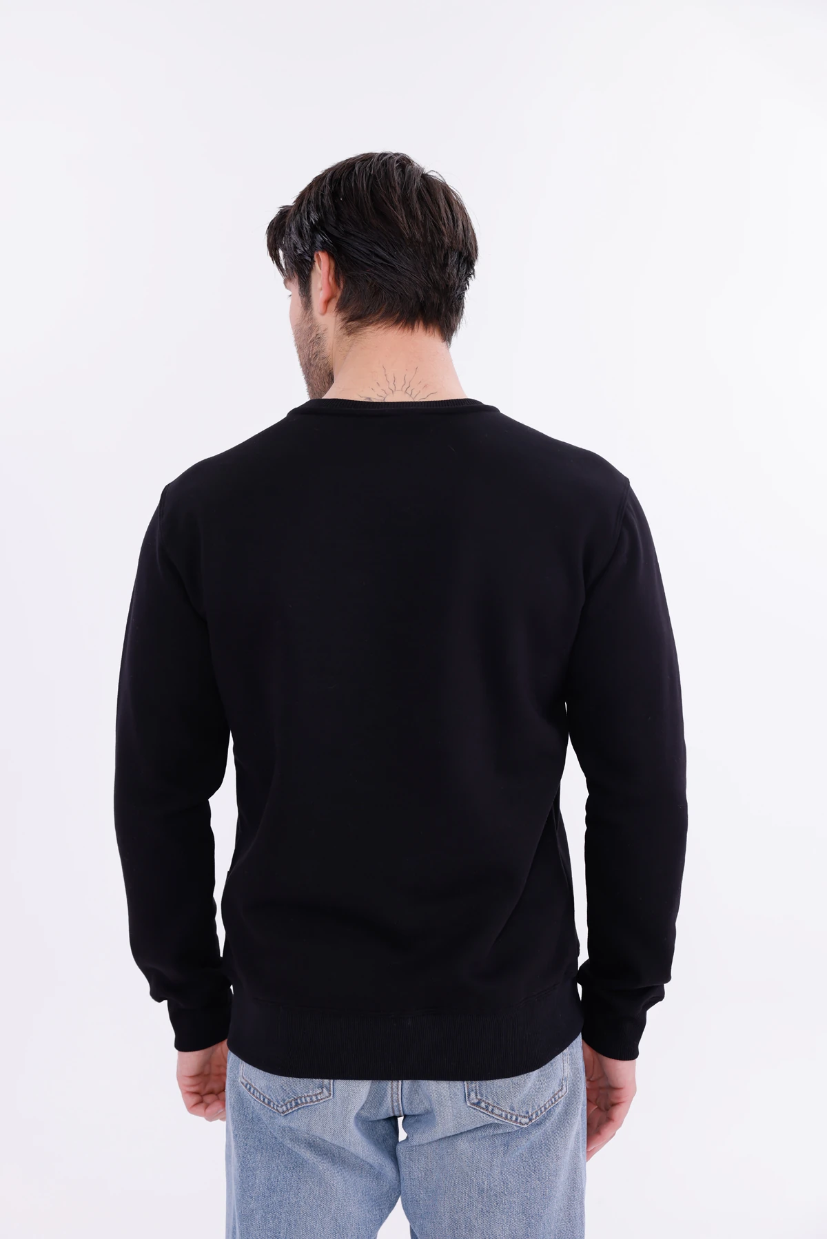 Erkek Nova-Siyah (Sweatshirt)