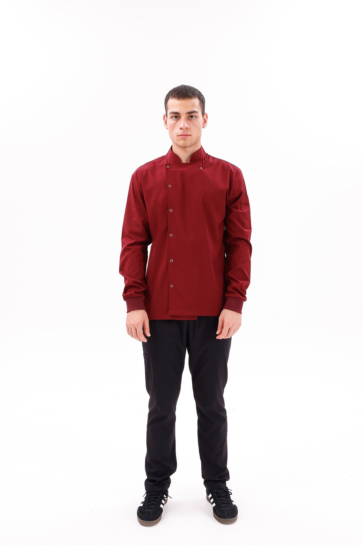 Erkek Apollon Bordo (Chef-Ceketi)