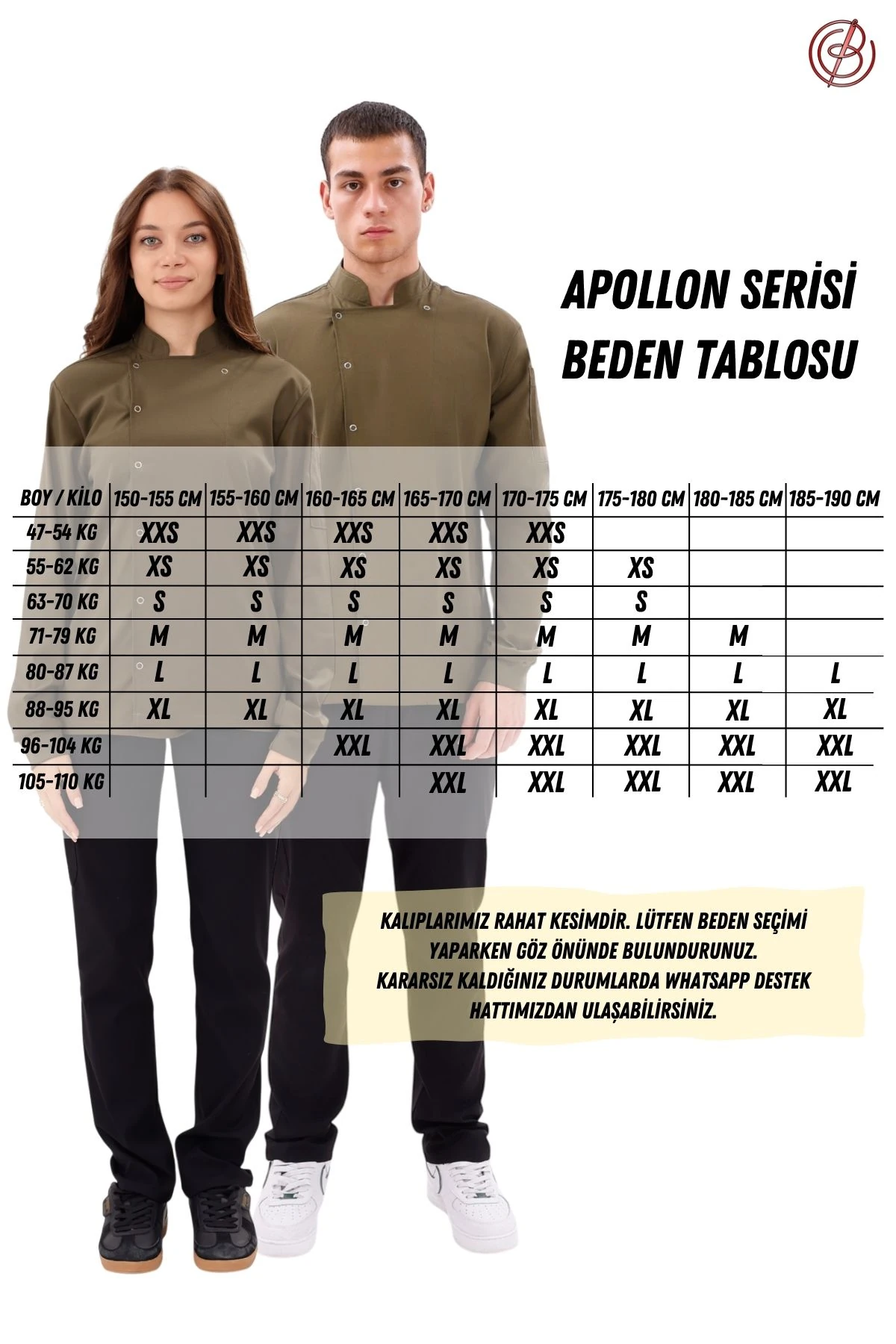 Kadın Apollon Lacivert (Şef-Ceketi & Uzun-Kol) Likralı