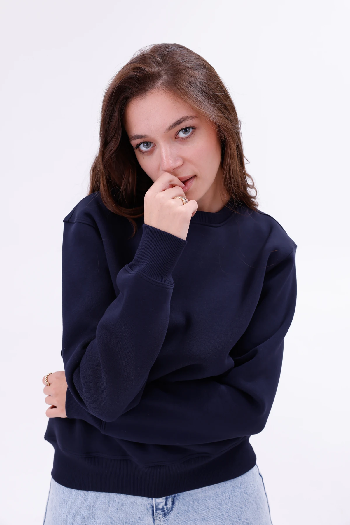 Kadın Nova-Lacivert (Sweatshirt)