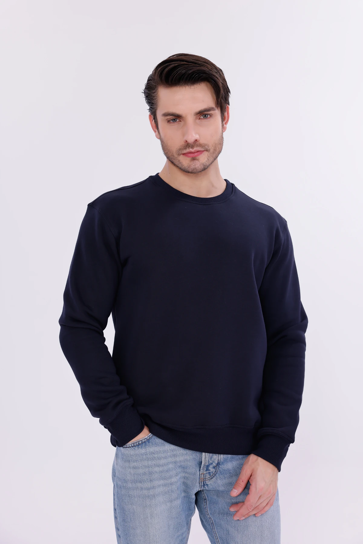Erkek Nova-Lacivert (Sweathirt)
