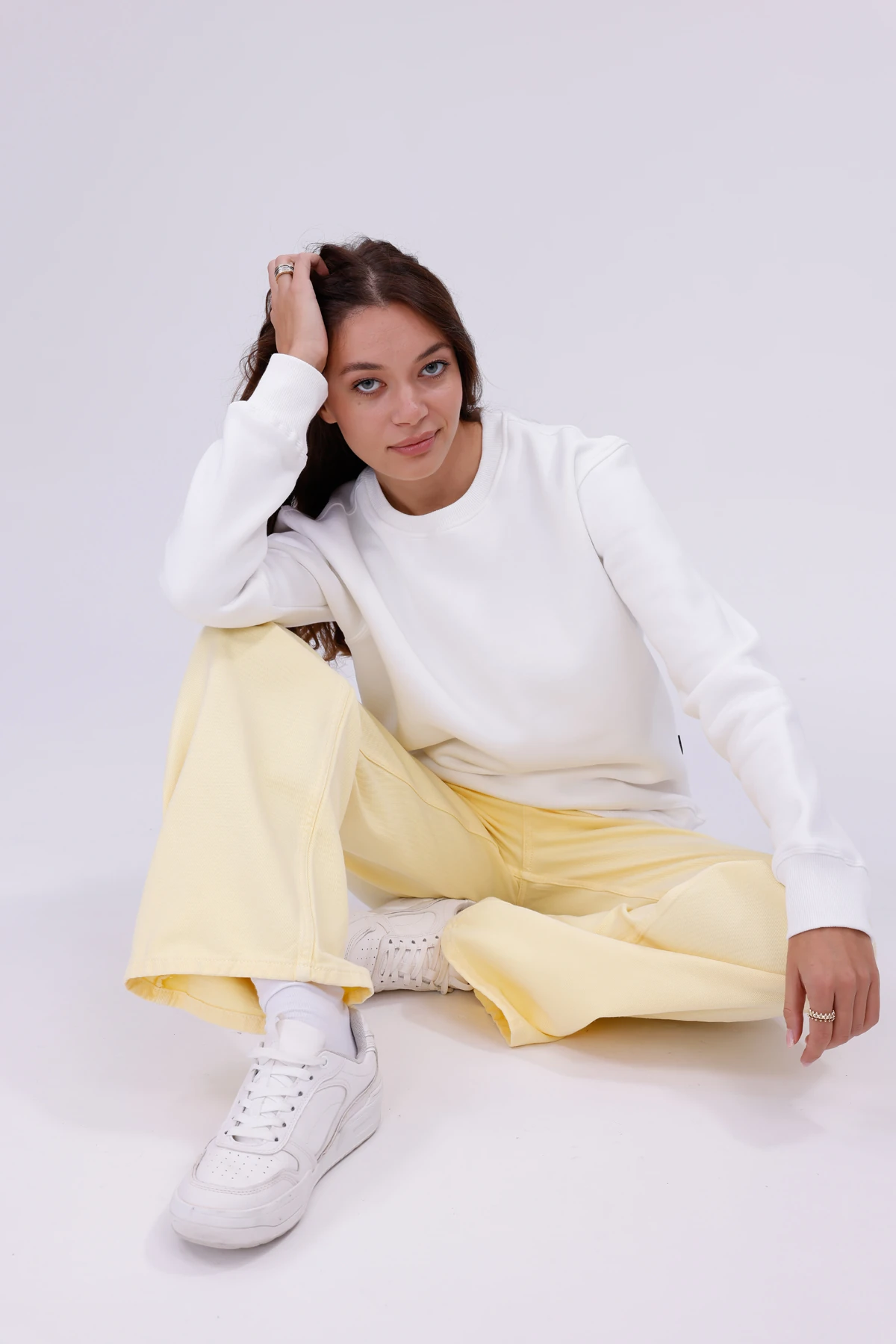 Kadın Nova-Beyaz (Sweatshirt)