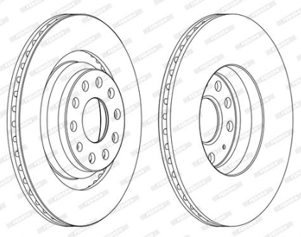 DDF-1503C 1K0615601N Arka Fren Diski PASSAT ARTEON