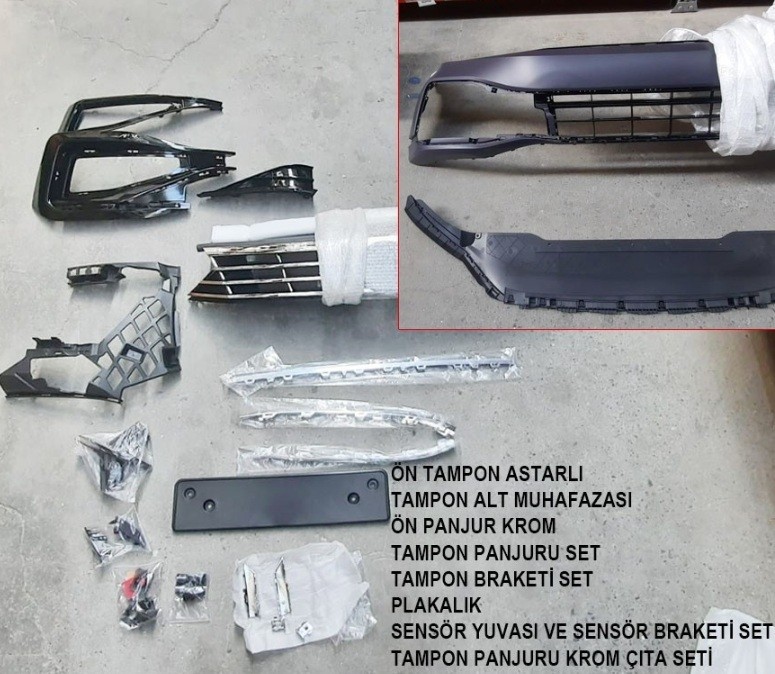 PASSAT 2015- İÇİN B8.5 2020- RLİNE ÖN TAMPON SET	
