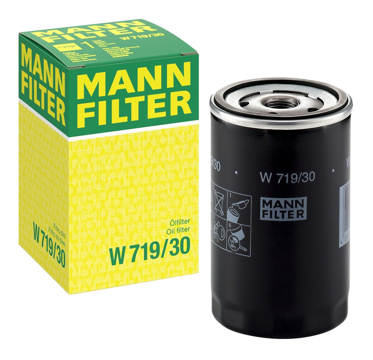 MAN-W 719/30 Yağ Filtresi GOLF4 BORA A3 LEON  06A115561B	