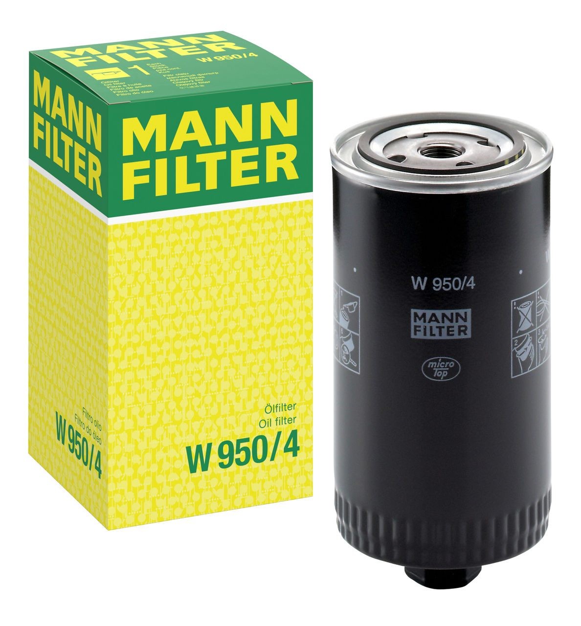 MAN-W 950/4 Yağ Filtresi T4 2.4 2.5TDI  074115561