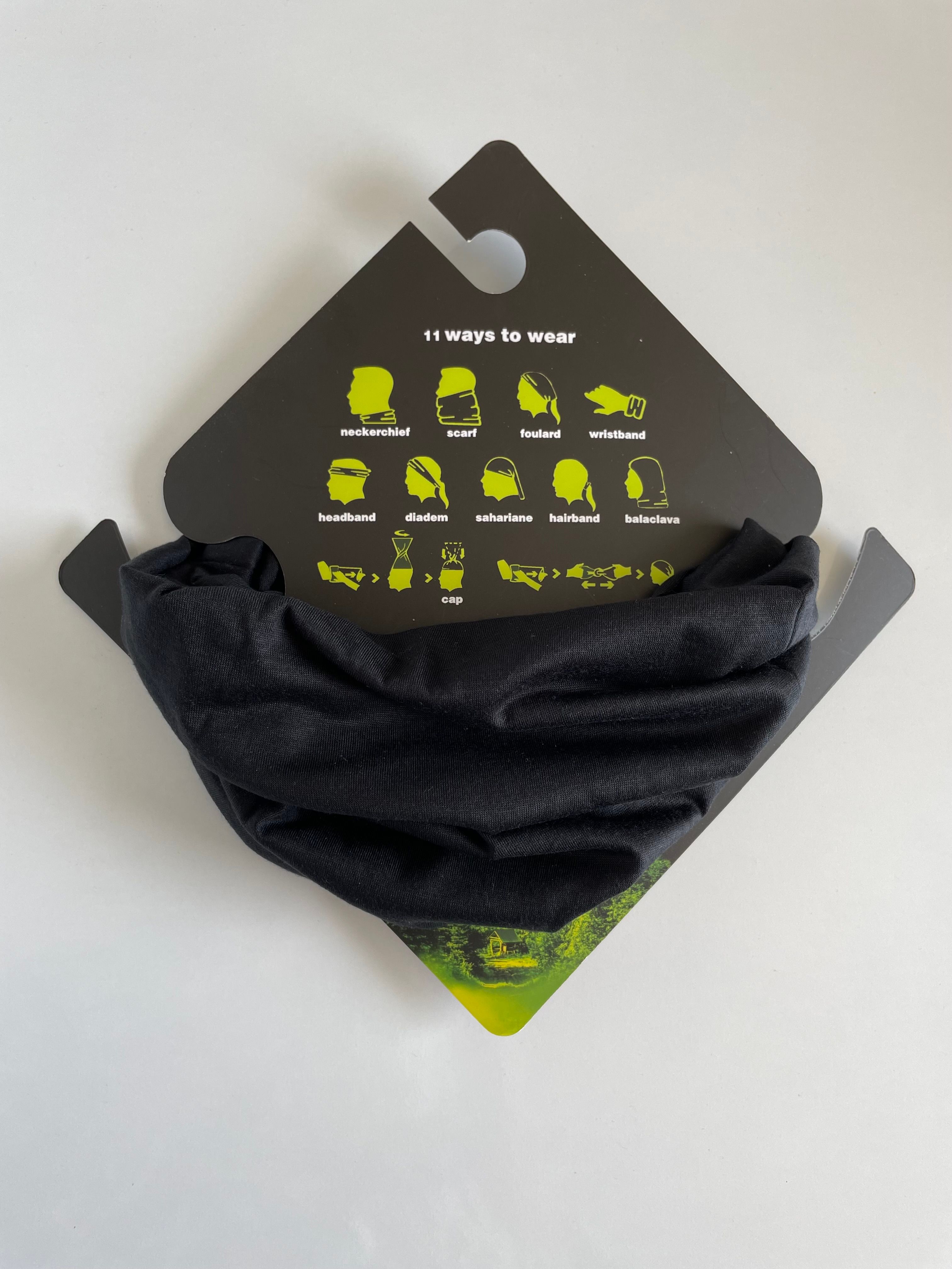Çok Amaçlı Spor SİYAH Bandana