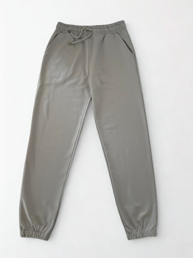 DUO-FLEX Jogger -Double Face Lastik Paça Unisex Eşofman Altı GRİ Renk