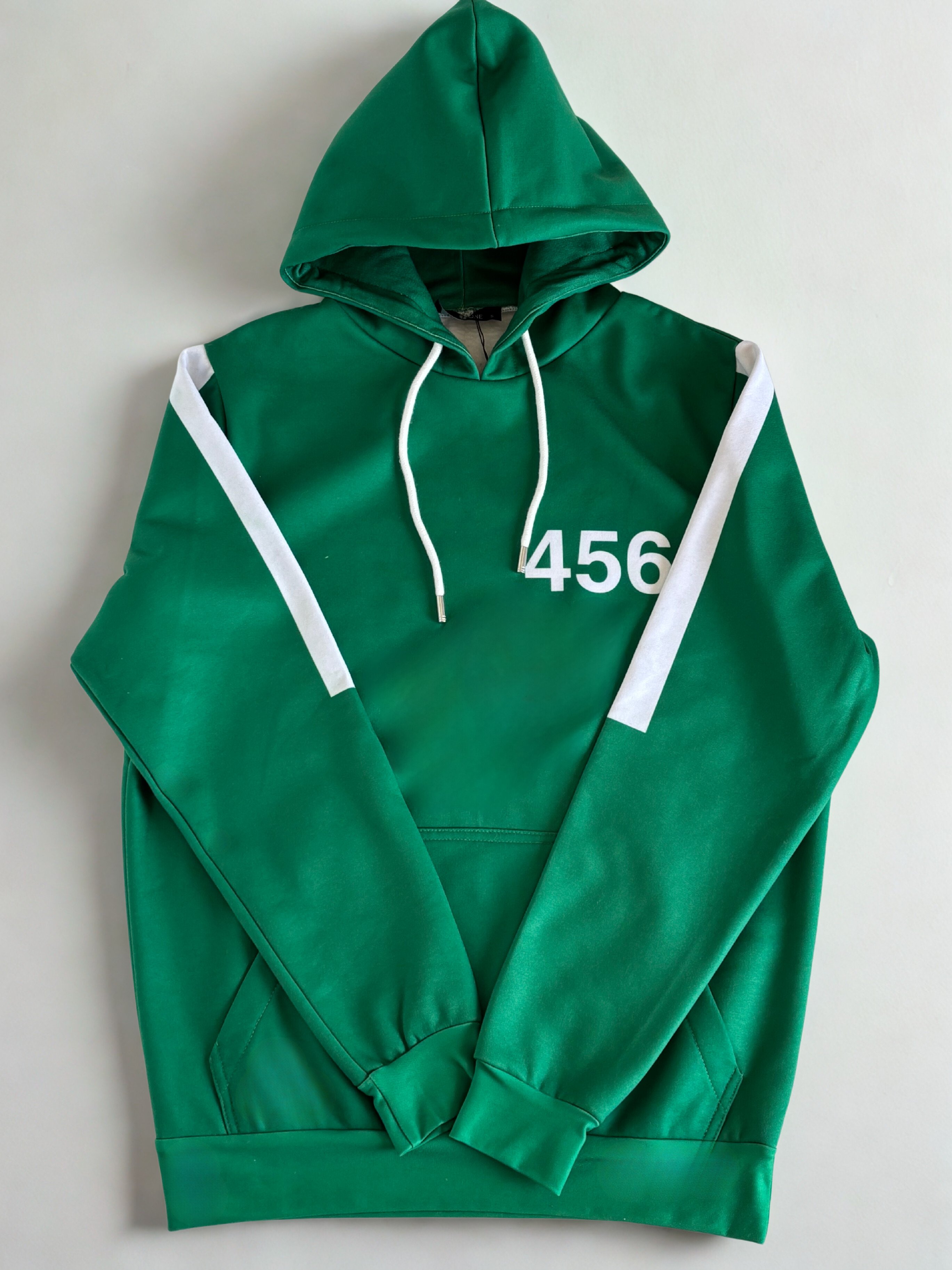 3D Baskılı Özel Tasarım Squit Game YEŞİL Unisex HOODIE