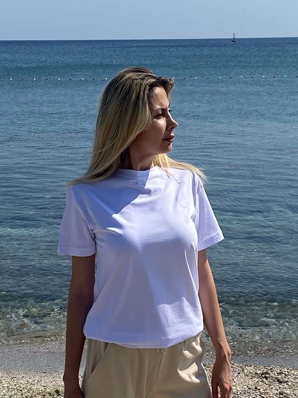 Regular Fit Bisiklet Yaka %100 Pamuk Kısa Kol Unisex Basic BEYAZ Tişört