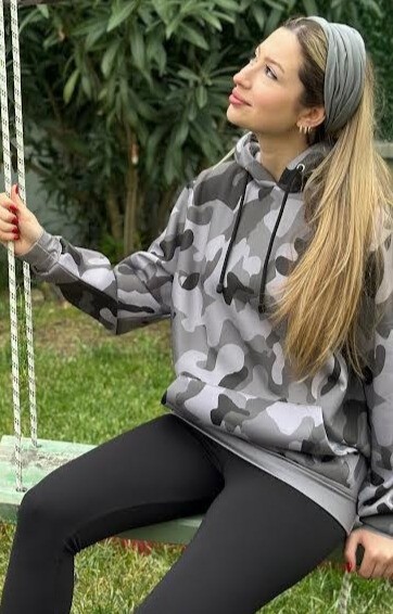 3D Baskılı Özel Tasarım Premium Kalite Unisex KAMUFLAJ Desen HOODİE 