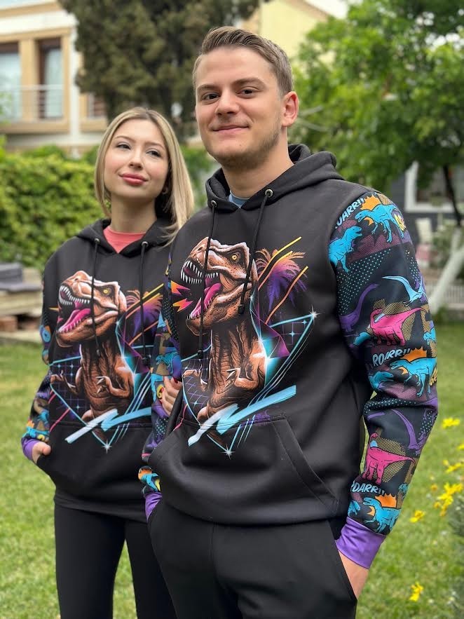 3D Baskılı Özel Tasarım Premium Kalite Unisex HOODIE