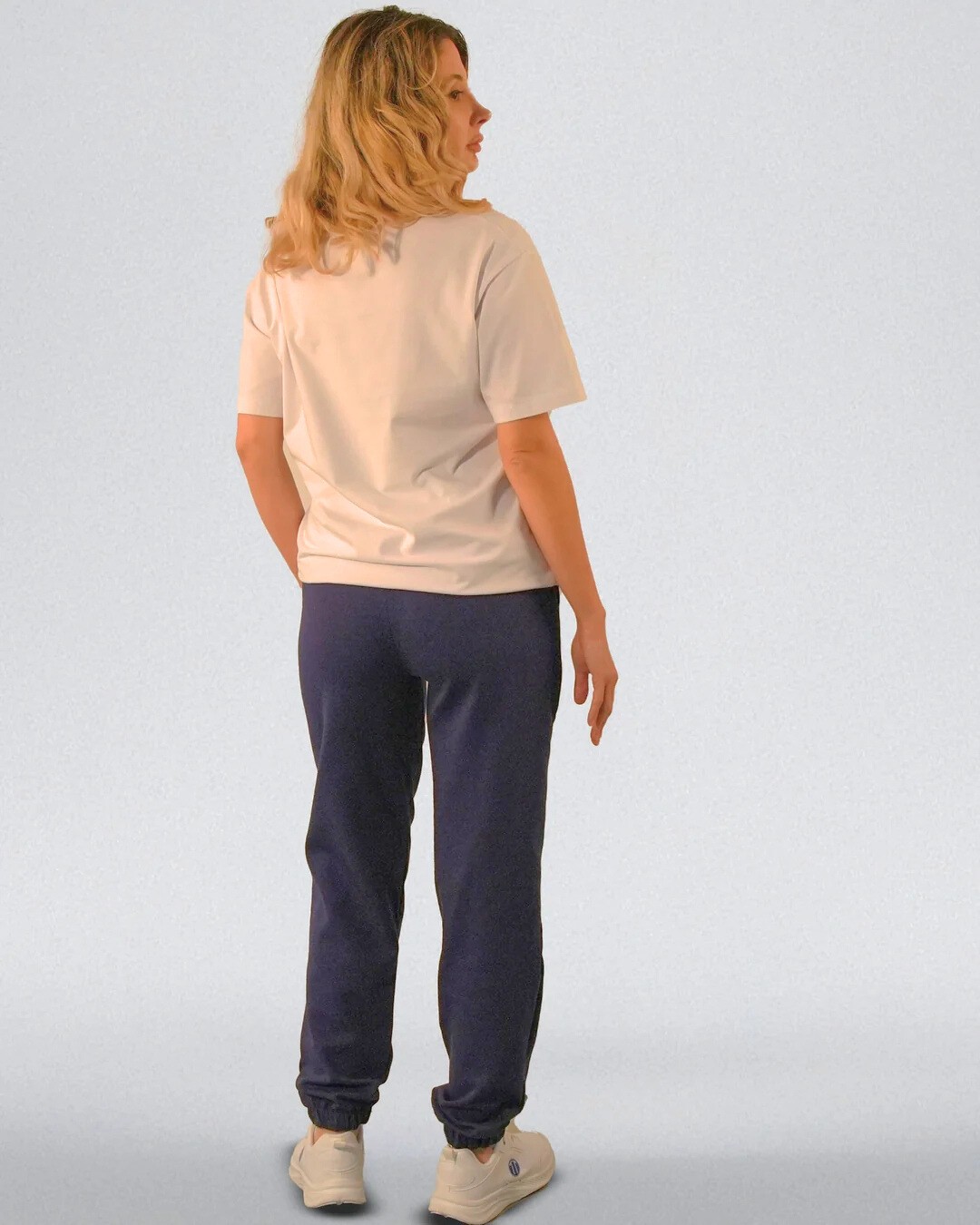 DUO-FLEX Jogger -Double Face Lastik Paça Unisex Eşofman Altı LACİVERT Renk