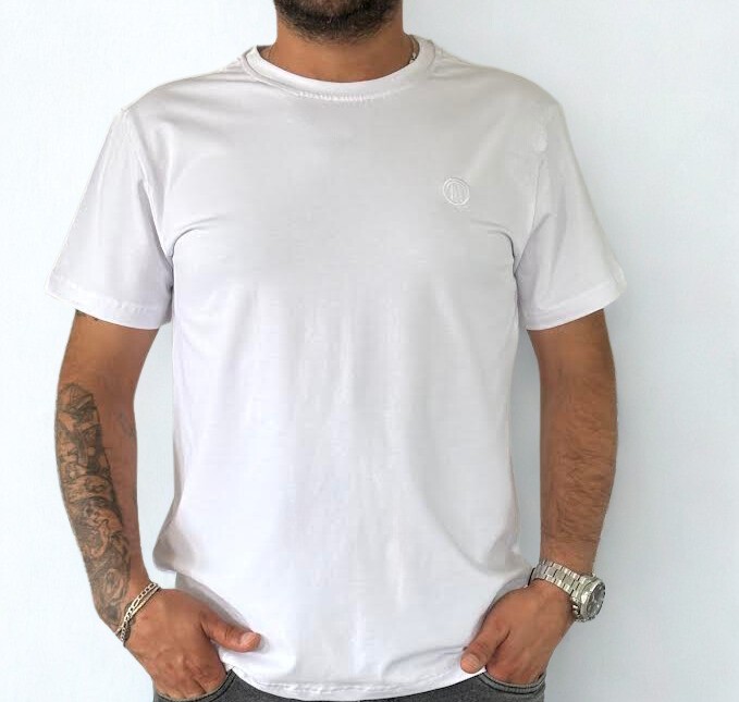 Regular Fit Bisiklet Yaka %100 Pamuk Kısa Kol Unisex Basic BEYAZ Tişört