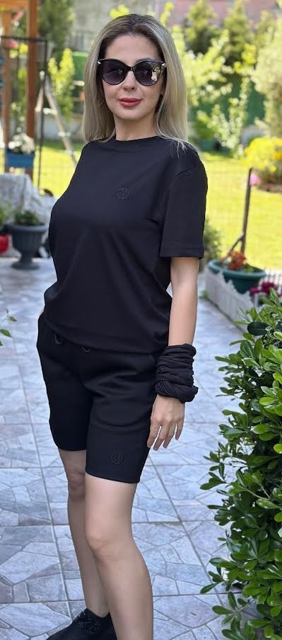 Regular Fit Bisiklet Yaka %100 Pamuk Kısa Kol Unisex Basic SİYAH Tişört
