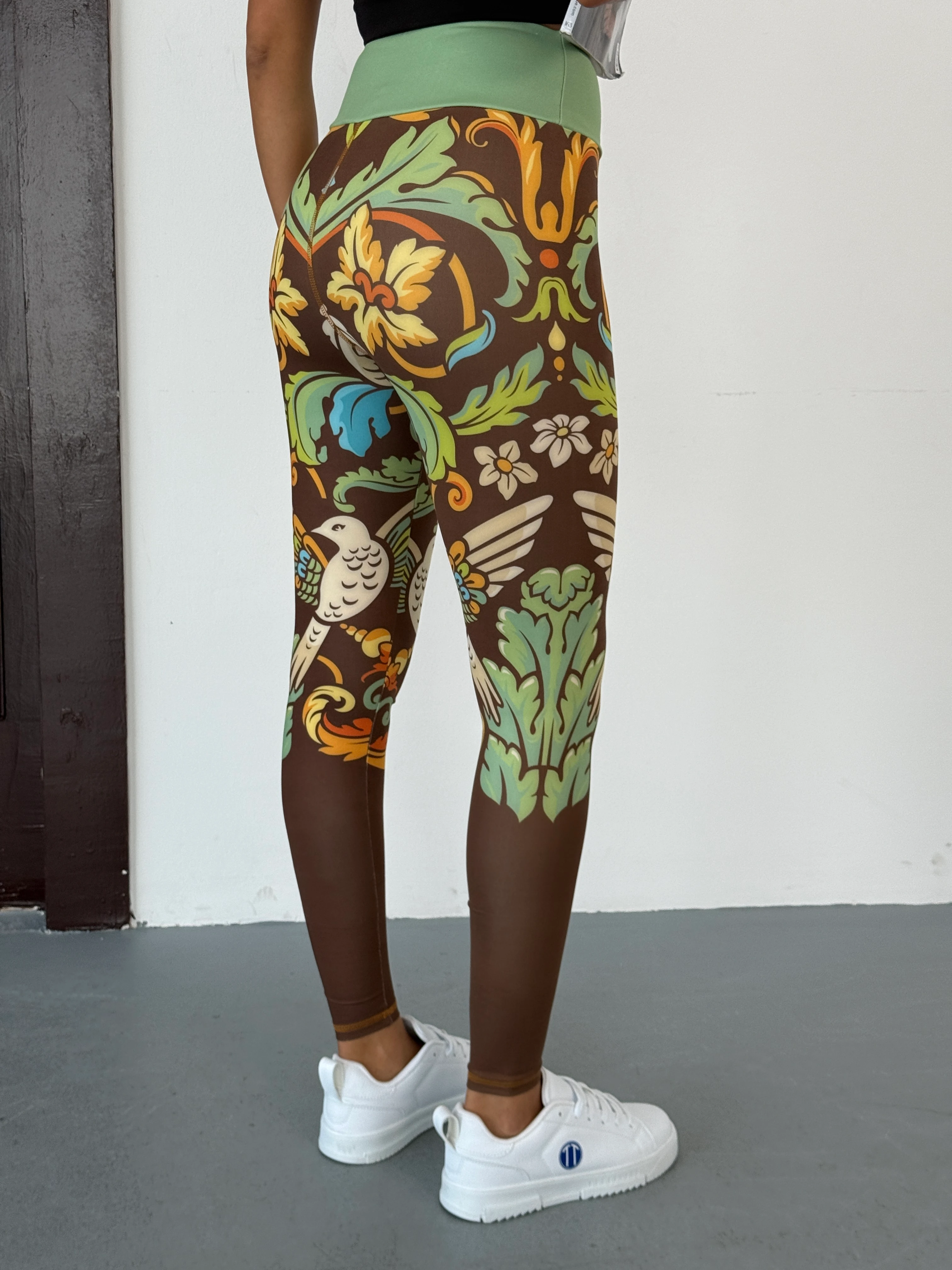 3D Baskılı Likralı/ Pamuklu Özel Tasarım Premium Kalite Desenli Tayt